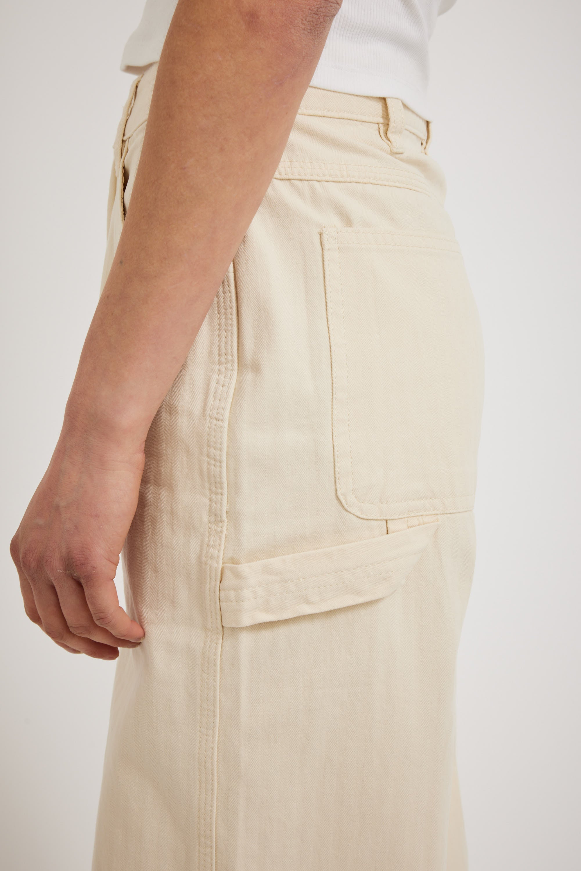 Larriet | Womens Carpenter Pant Natural | Maplestore