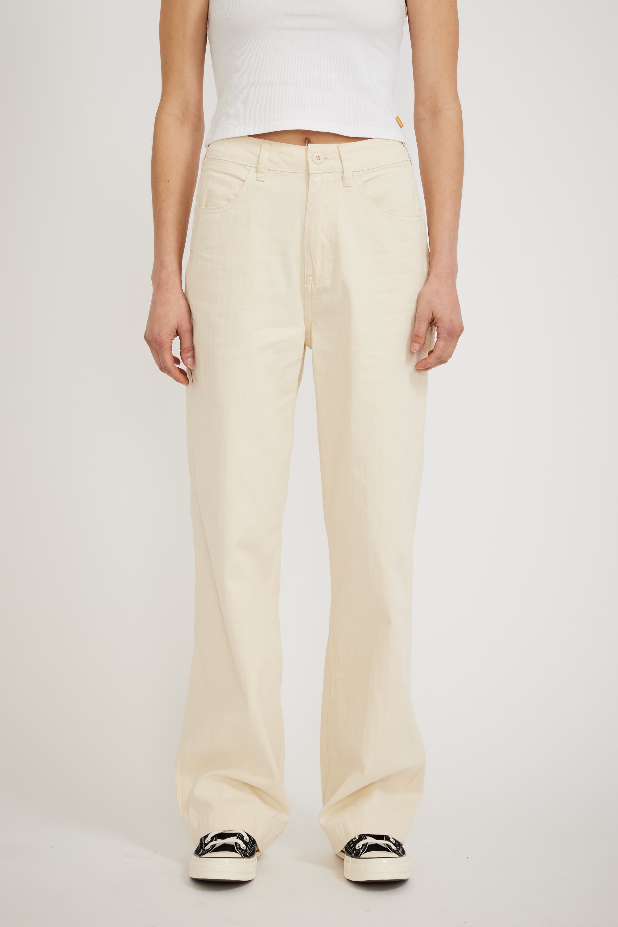 Larriet | Womens Carpenter Pant Natural | Maplestore