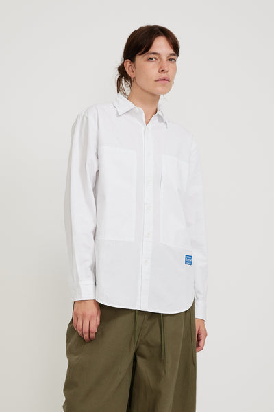 Larriet | Women's Cliff Long Sleeve Shirt White | Maplestore