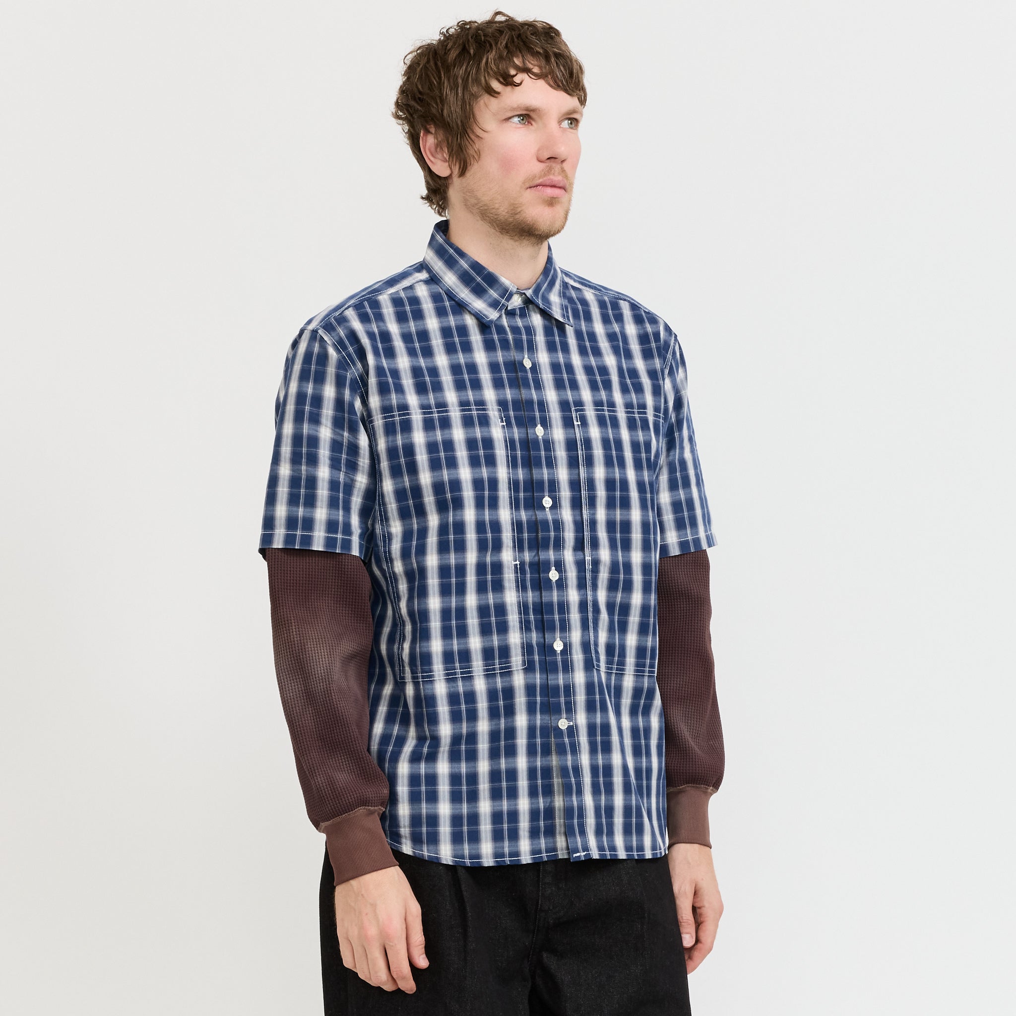 Cliff Short Sleeve Shirt Barn Plaid
