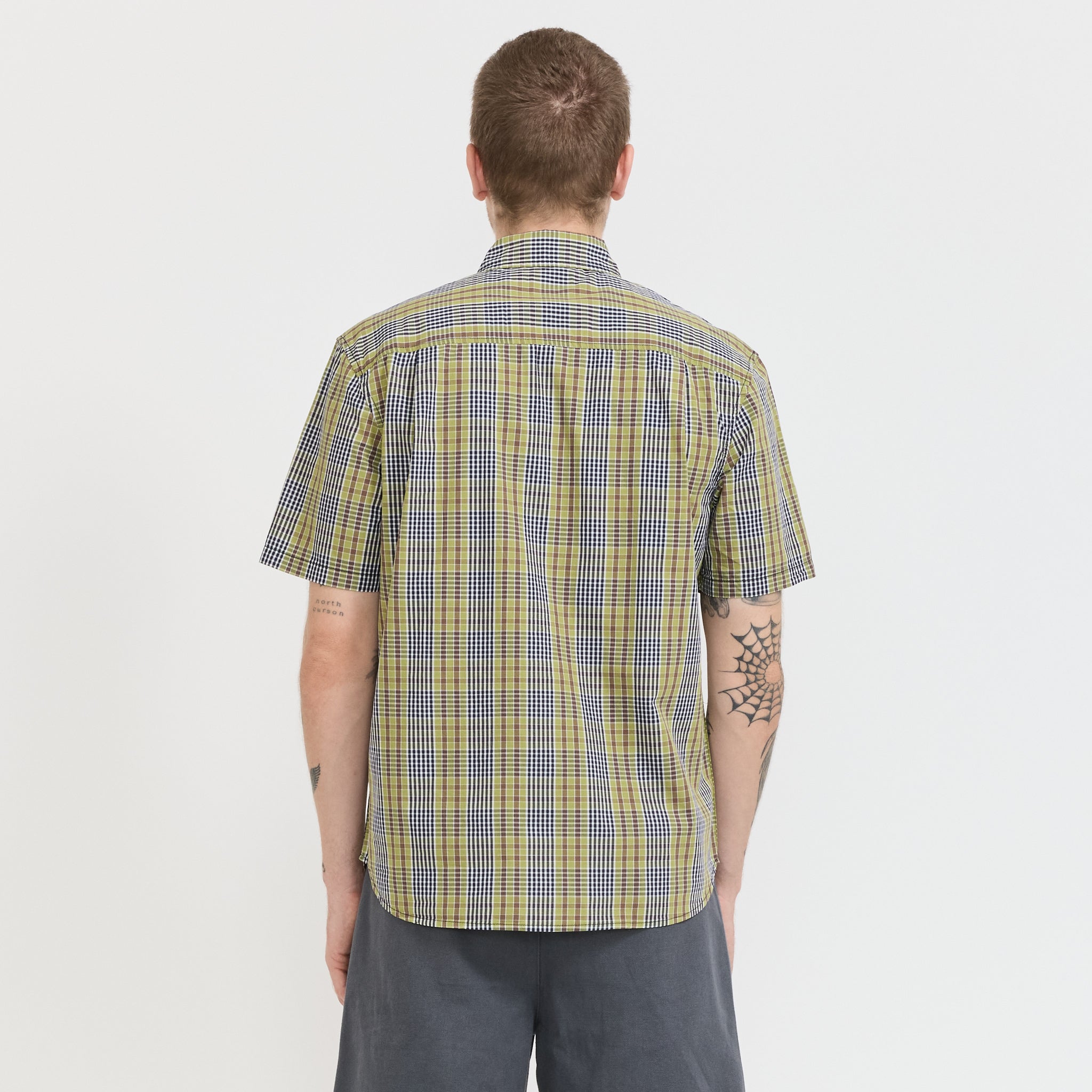 Larriet | Cliff Short Sleeve Shirt Cedar Plaid | Maplestore