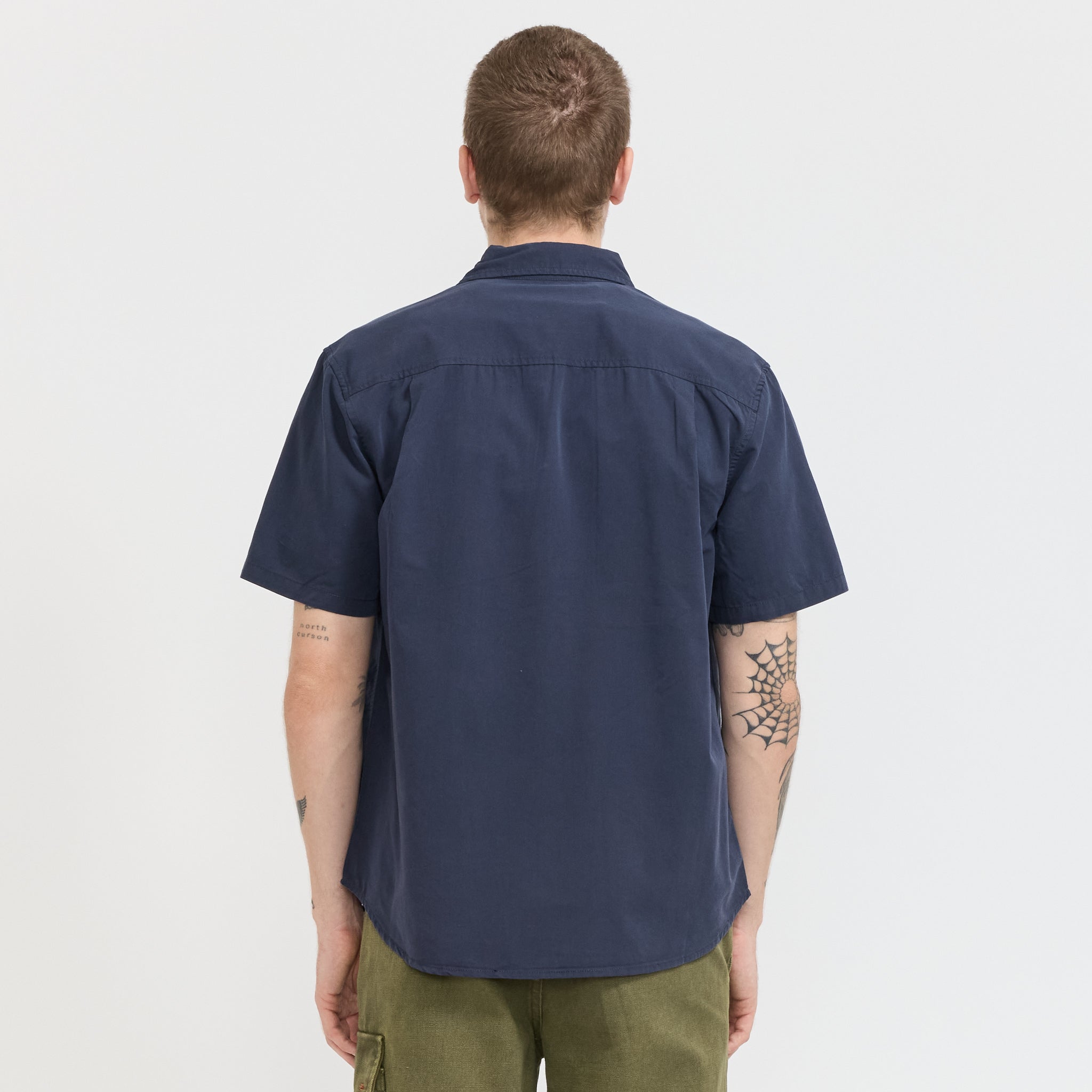 Larriet | Cliff Short Sleeve Shirt Navy | Maplestore
