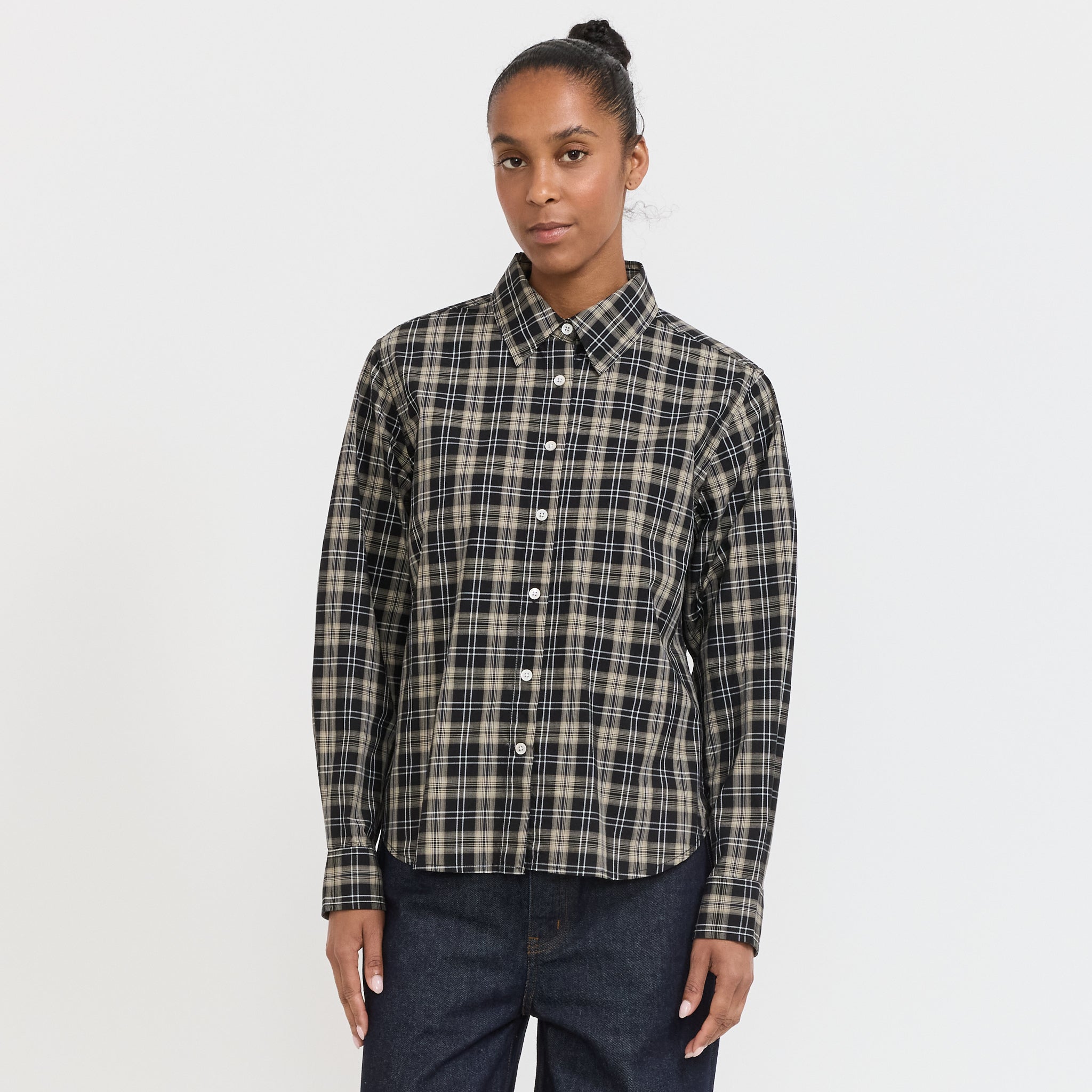 Larriet | Dume Shirt Black Plaid | Maplestore