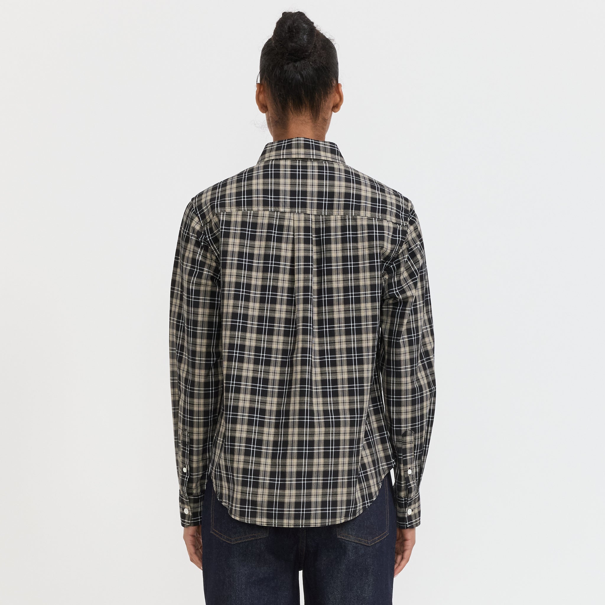 Larriet | Dume Shirt Black Plaid | Maplestore