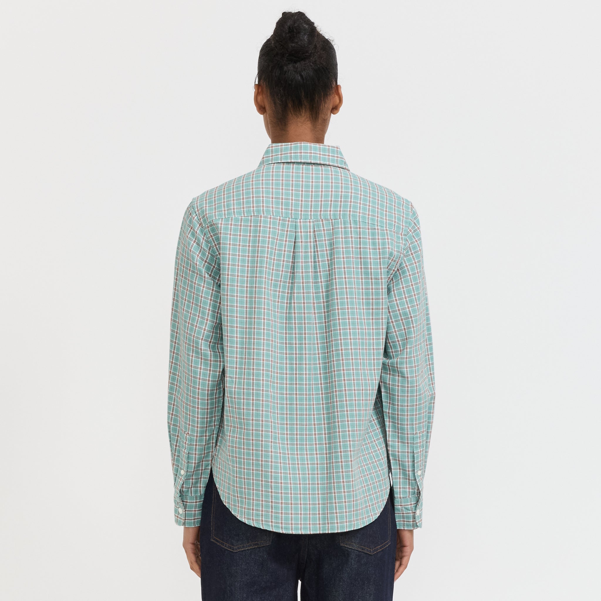 Larriet | Dume Shirt Teal Plaid | Maplestore