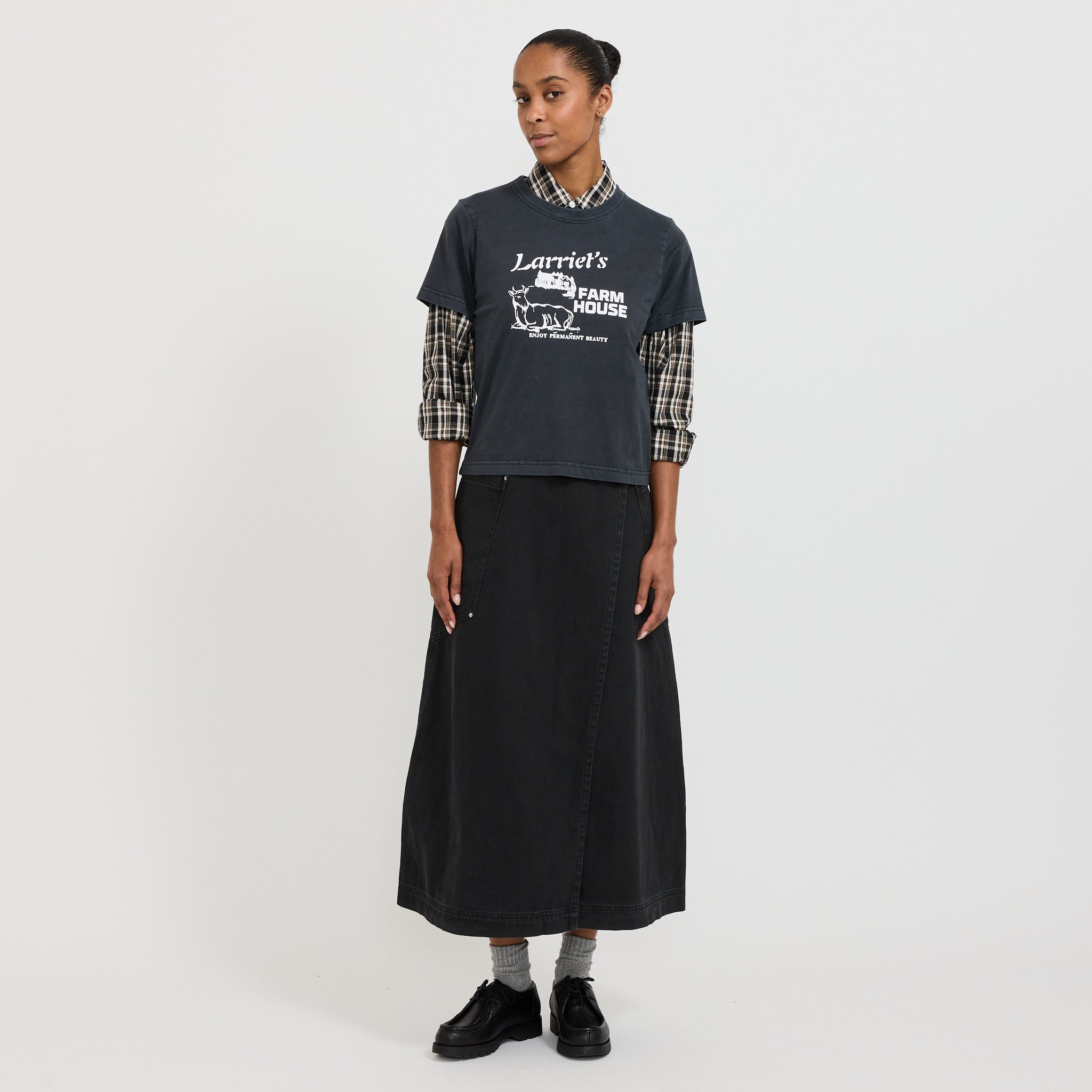Farmhouse Tee Used Black