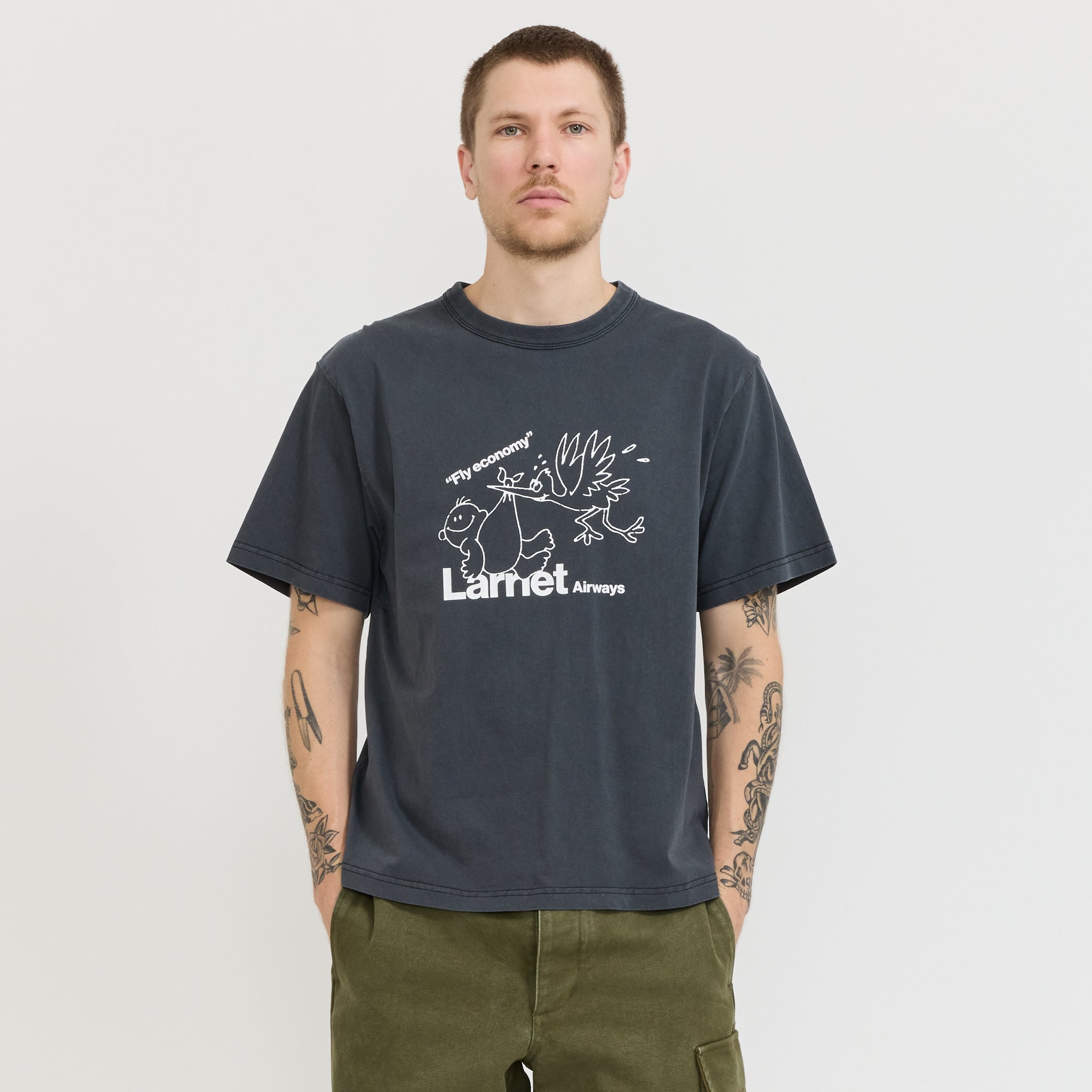 Fly Economy Tee Used Black