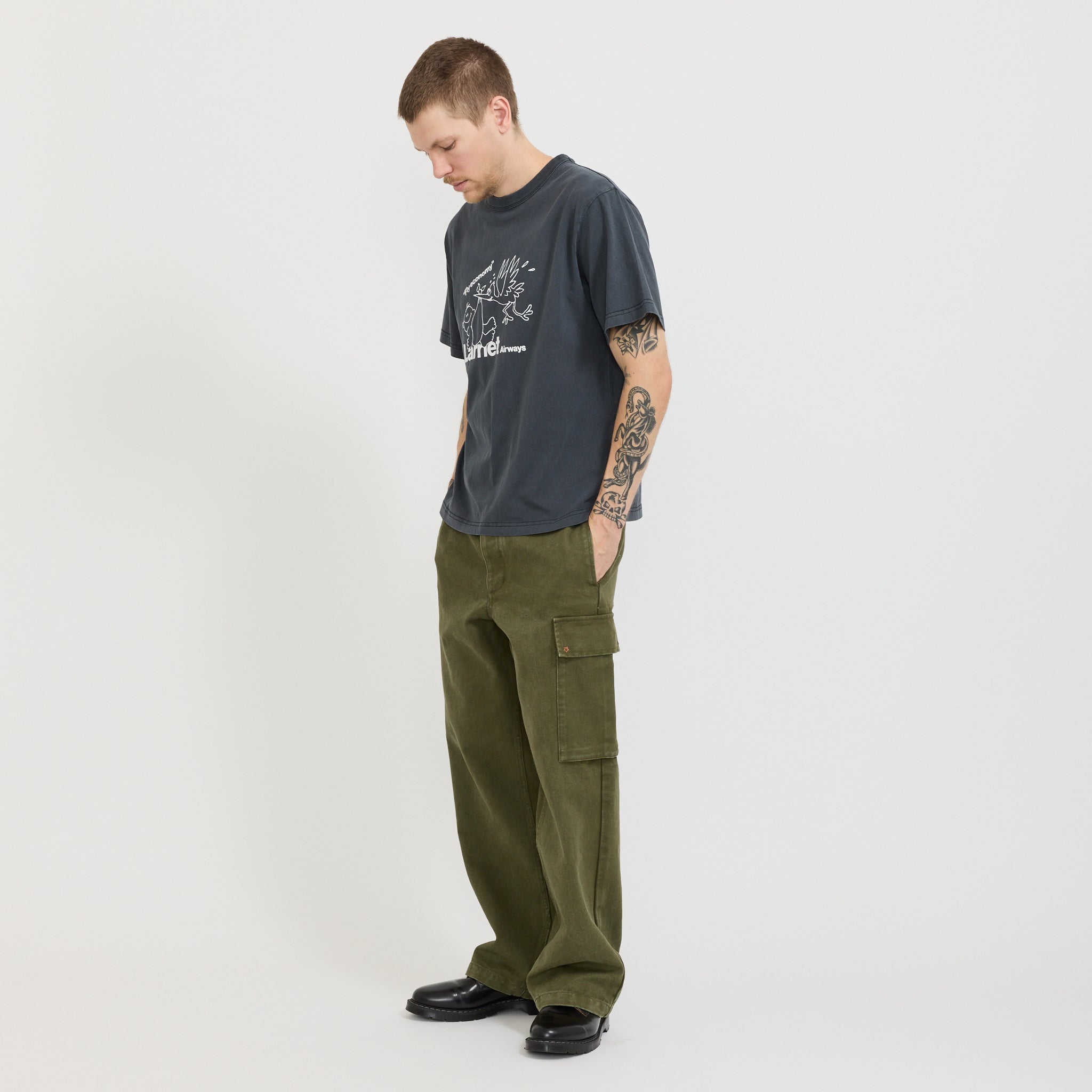 Fly Economy Tee Used Black