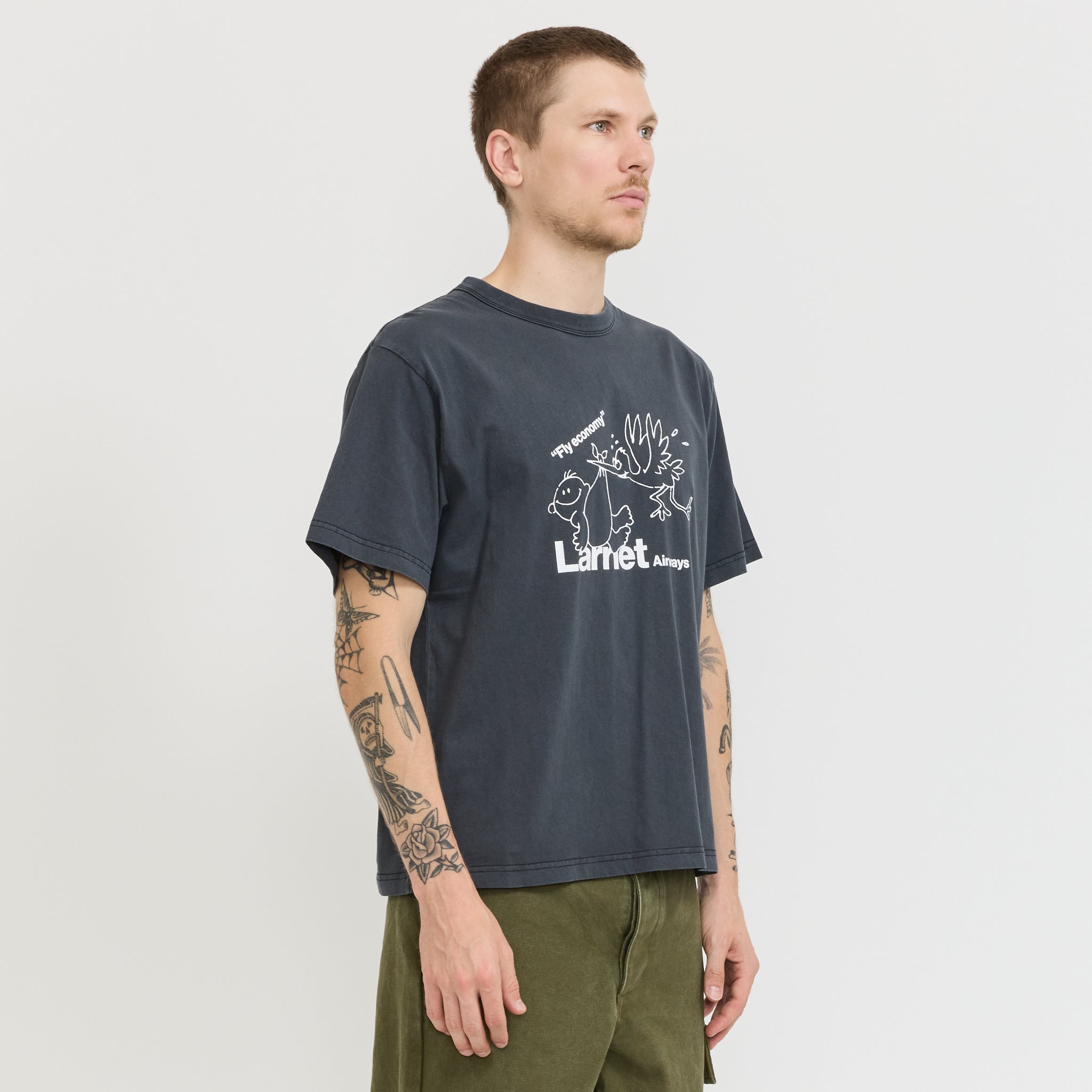 Fly Economy Tee Used Black