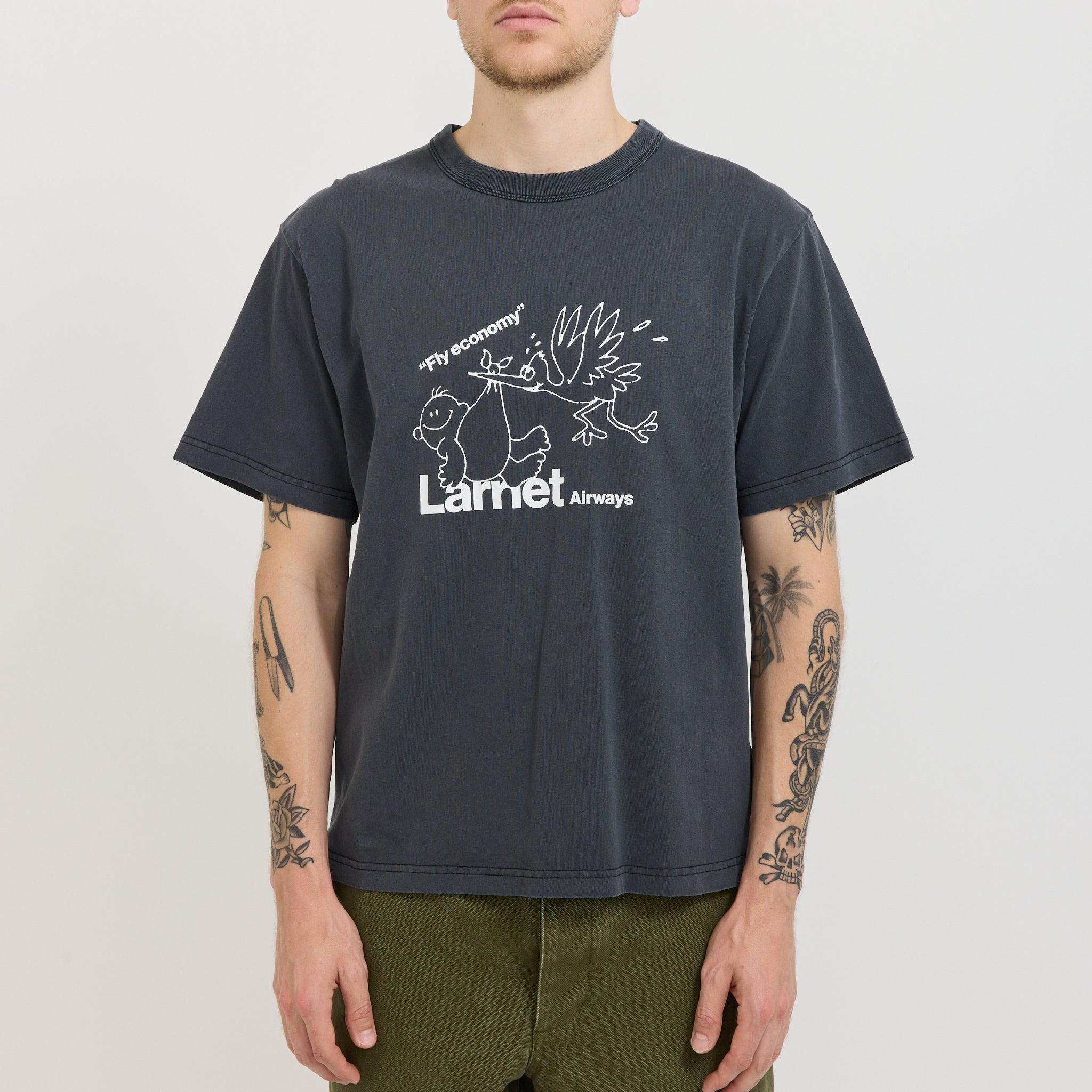 Fly Economy Tee Used Black