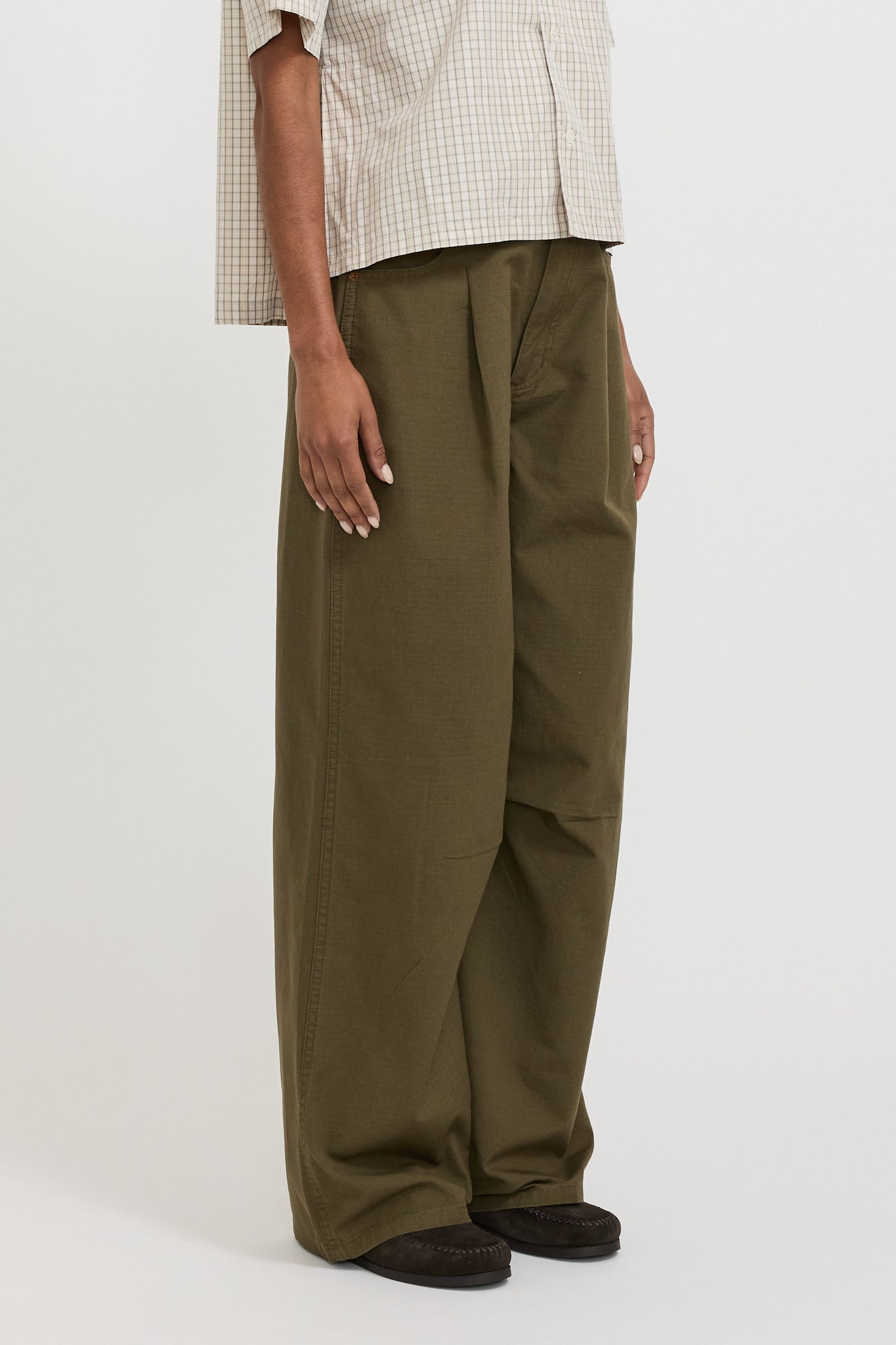 Larriet | Womens Frederick Pant Olive | Maplestore