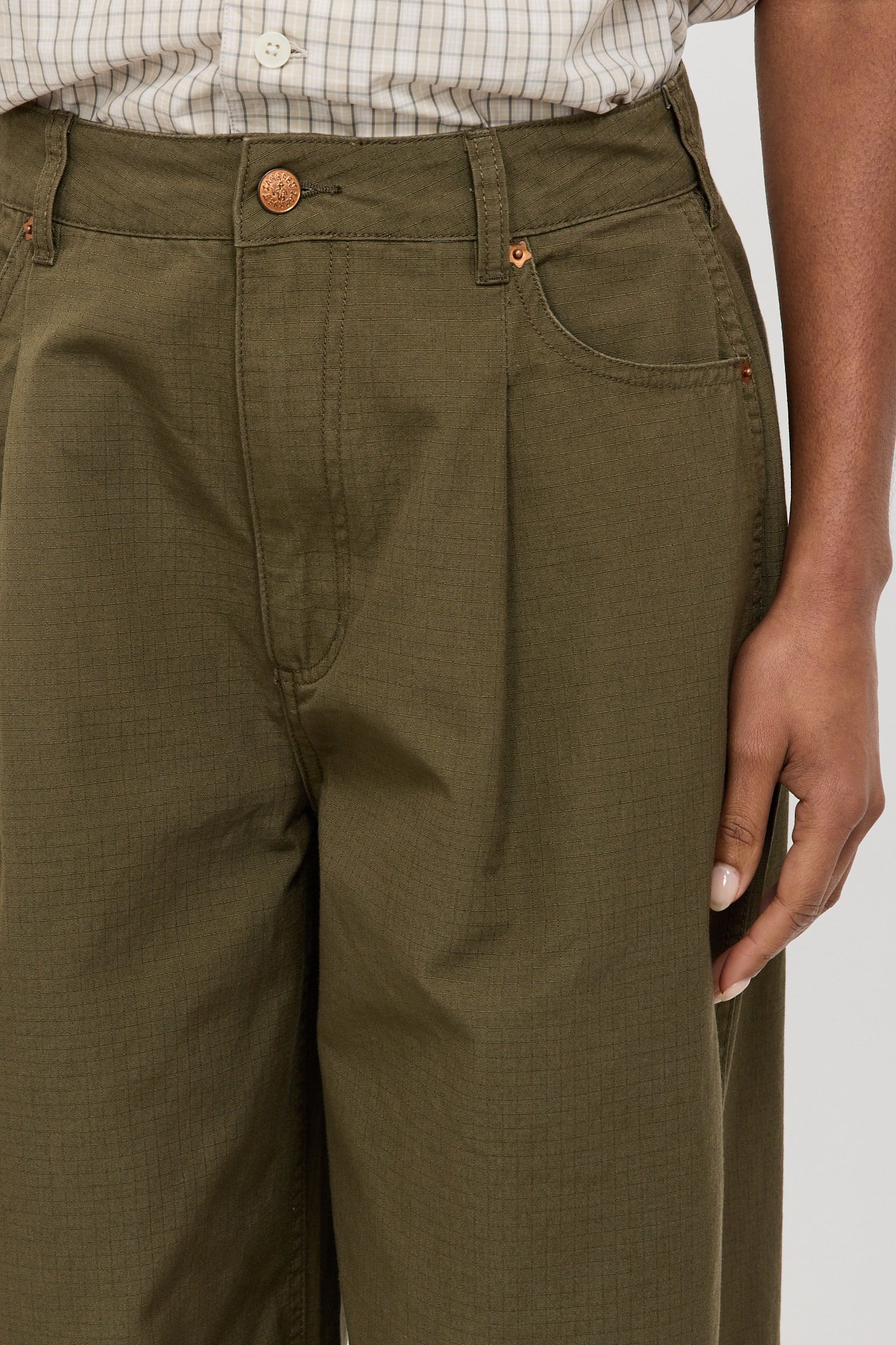 Larriet | Womens Frederick Pant Olive | Maplestore