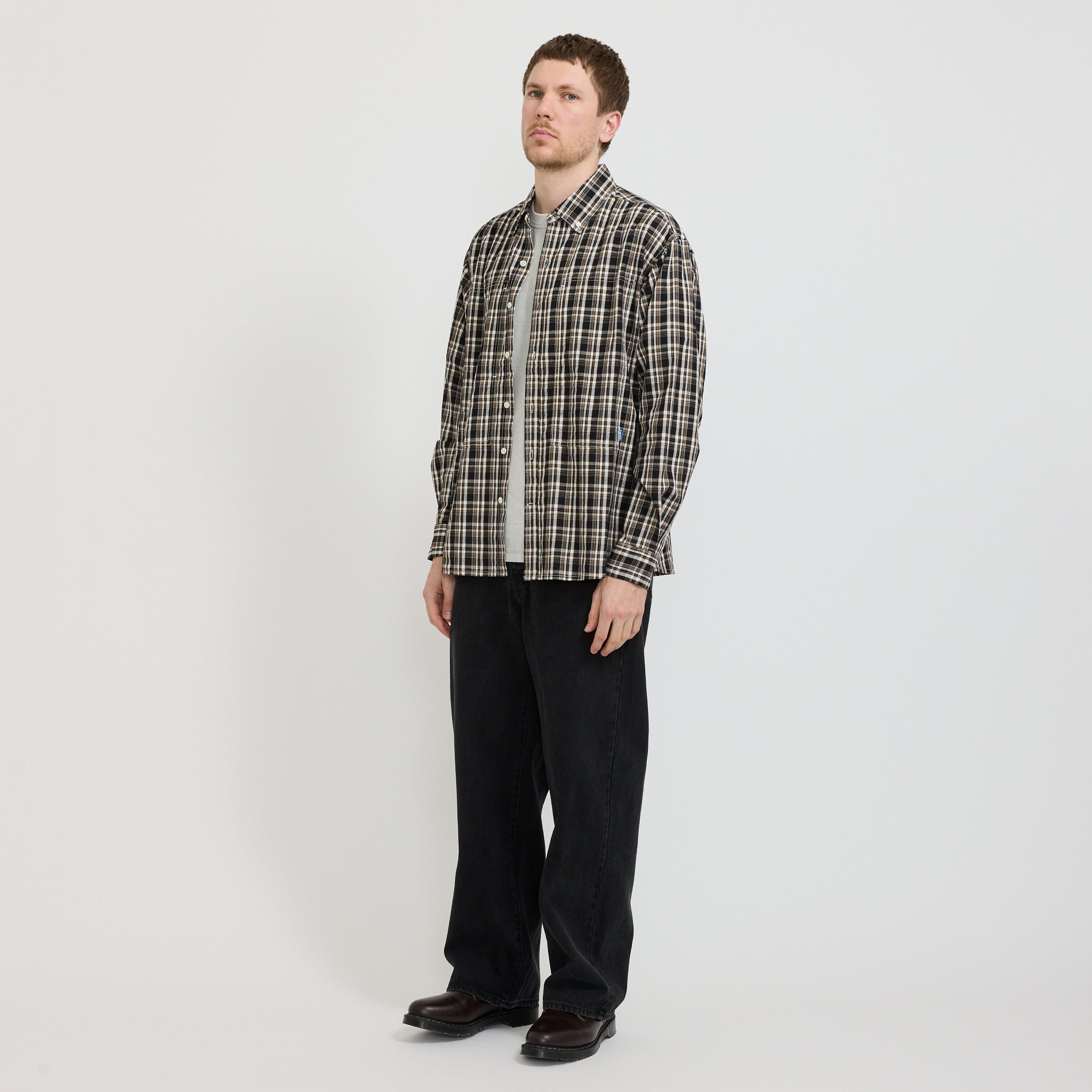 Grant Shirt Black Plaid