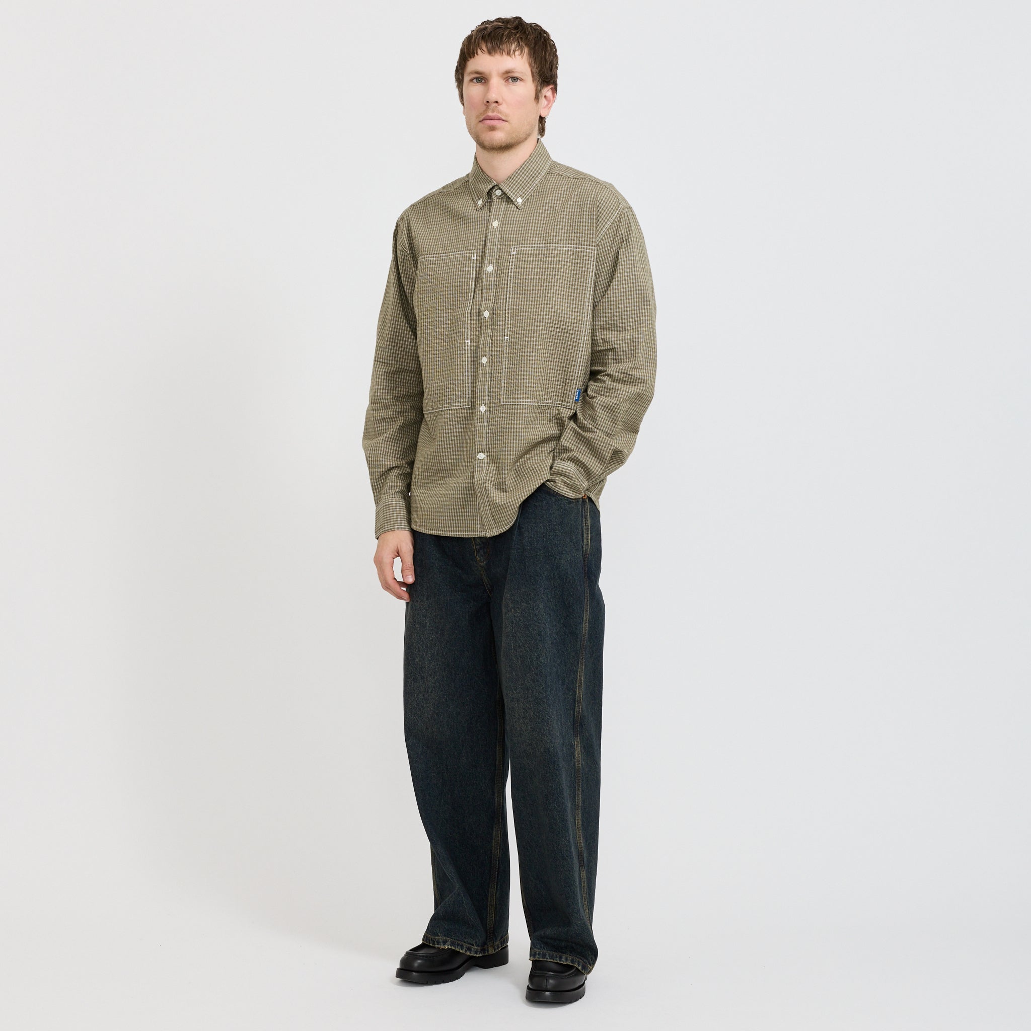 Grant Shirt Green Check