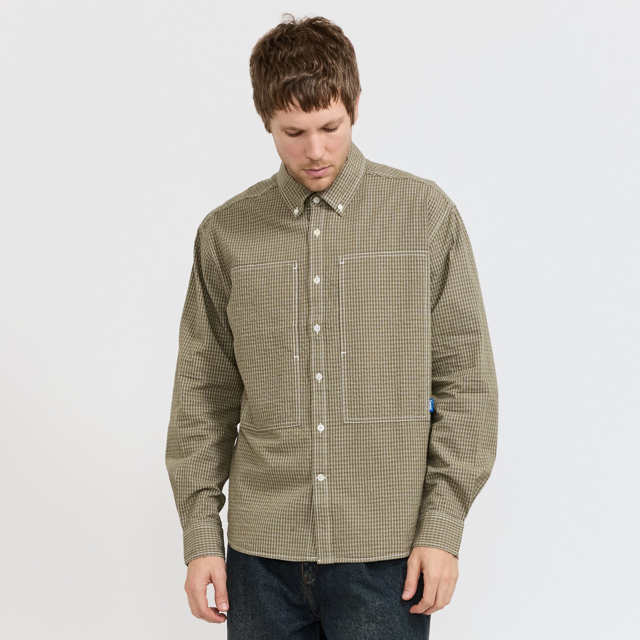 Grant Shirt Green Check