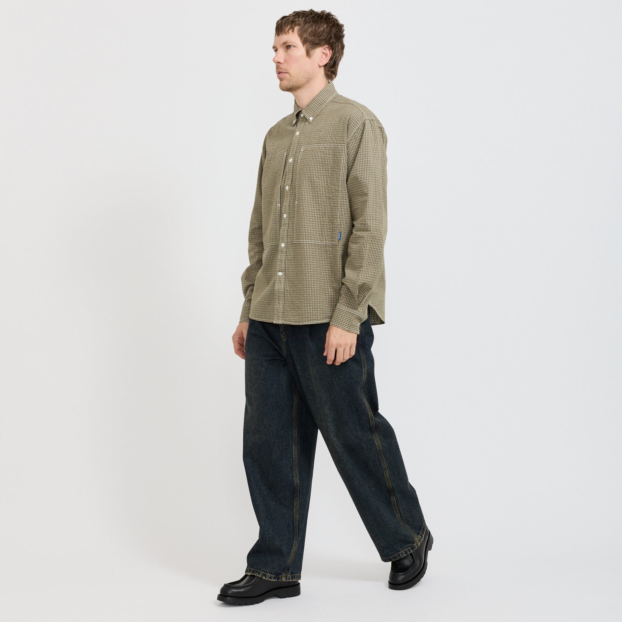 Grant Shirt Green Check