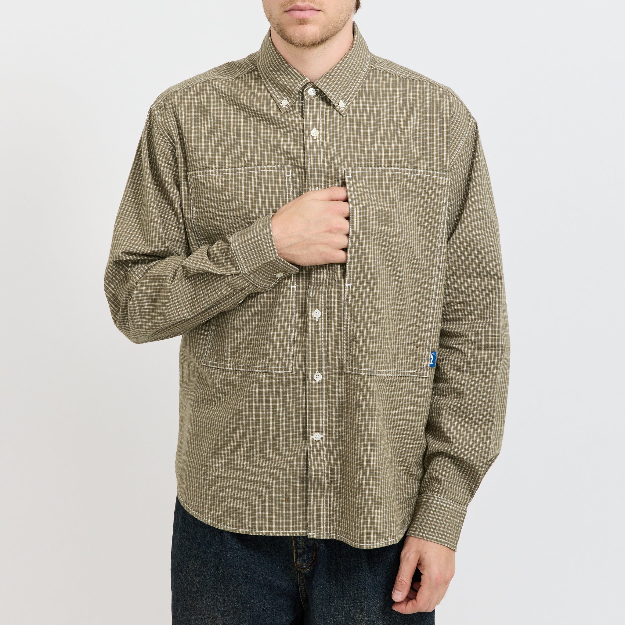 Grant Shirt Green Check