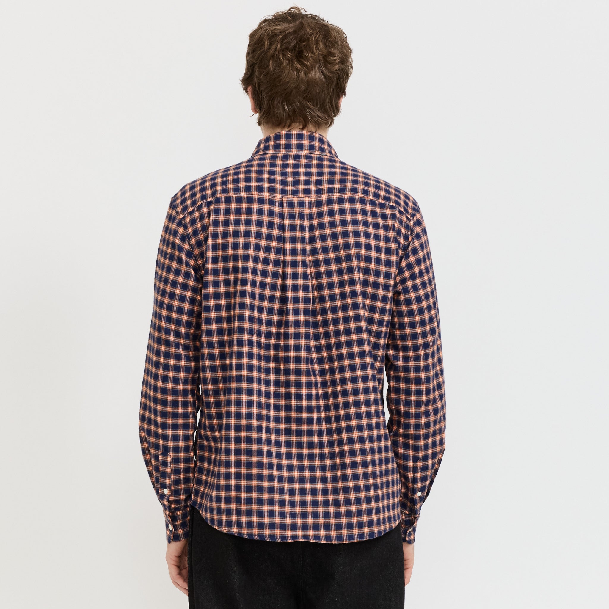 Grant Shirt Navy Plaid