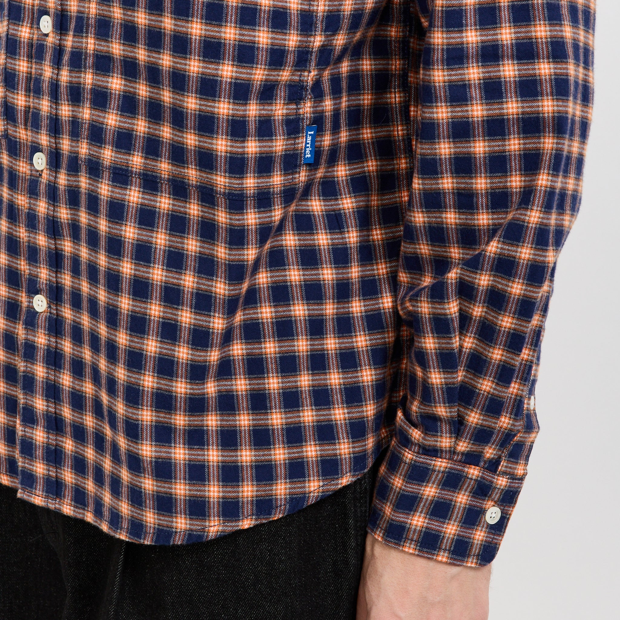 Grant Shirt Navy Plaid
