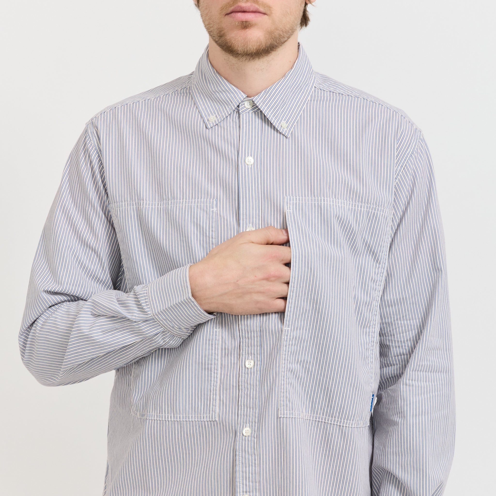 Grant Shirt Sky Stripe