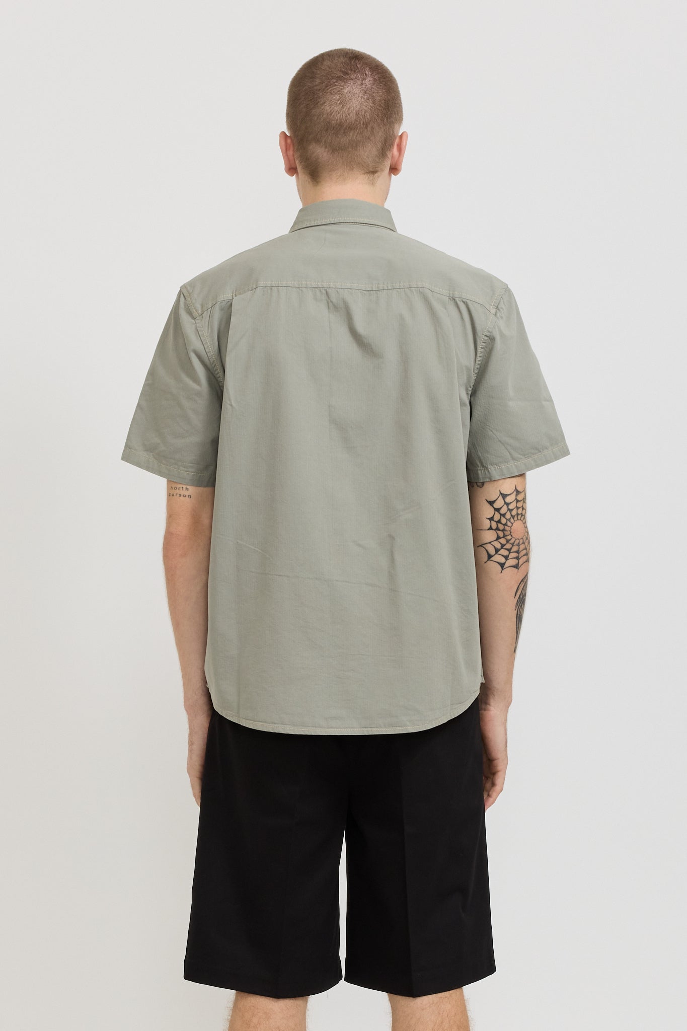 Larriet | Gully Short Sleeve Shirt Sage | Maplestore