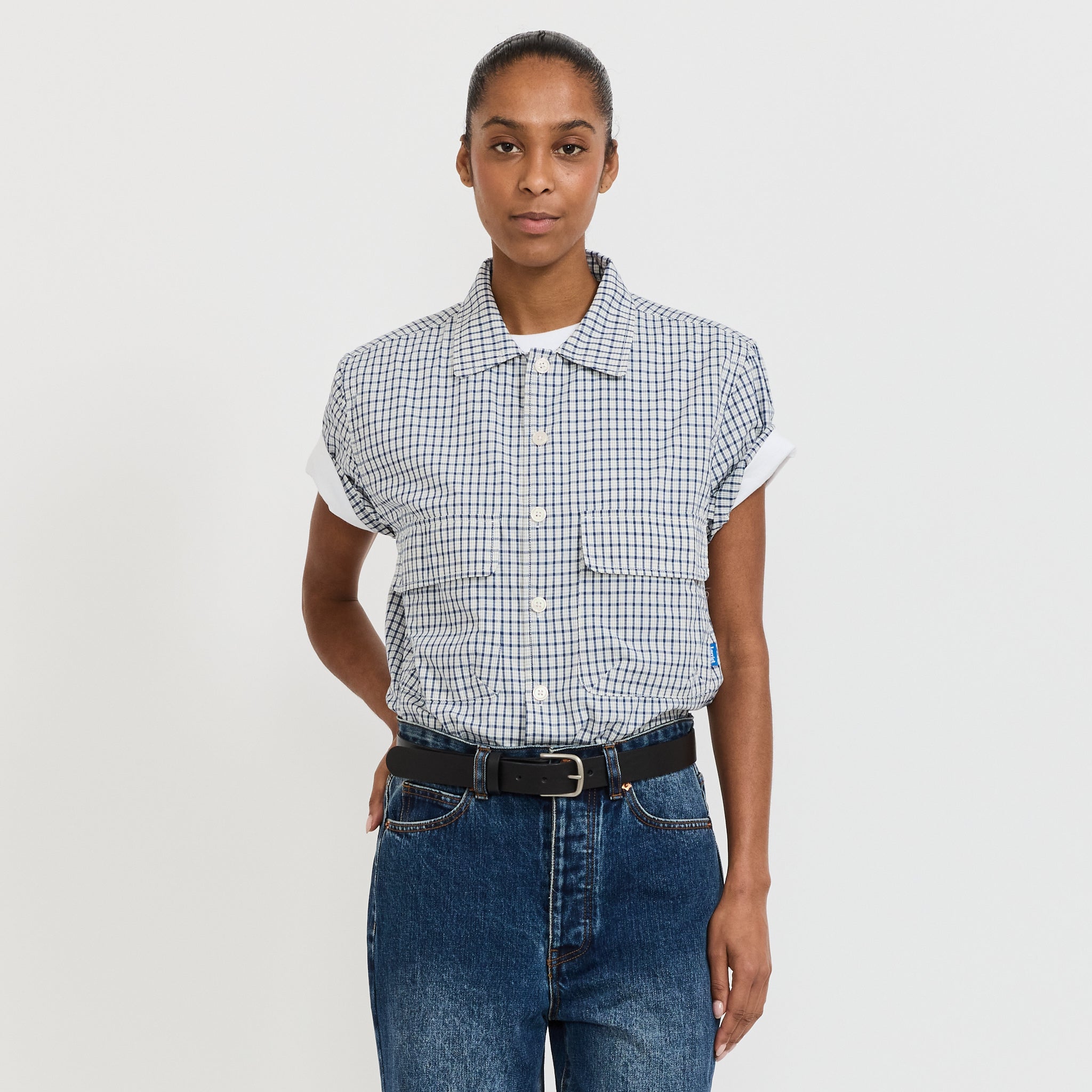 Womens Kendalls Short Sleeve Shirt Picnic Plaid