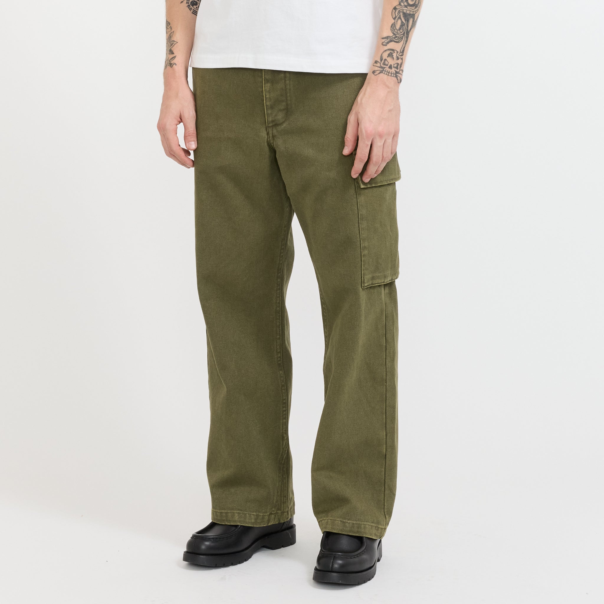 Larriet | Marsh Pant Used Olive | Maplestore