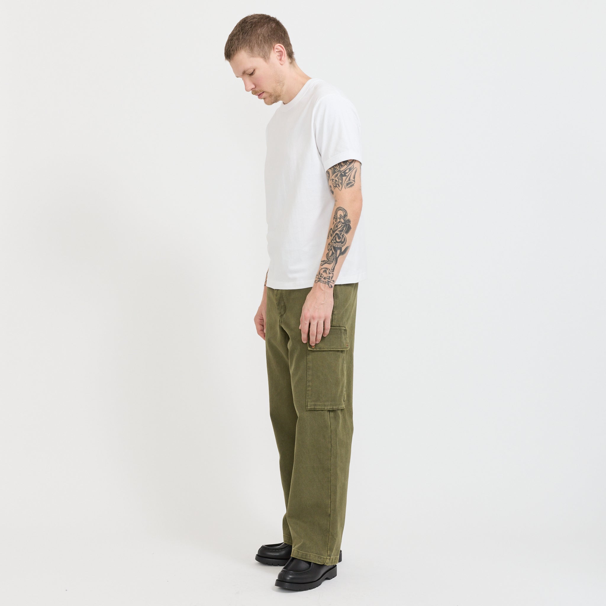 Larriet | Marsh Pant Used Olive | Maplestore