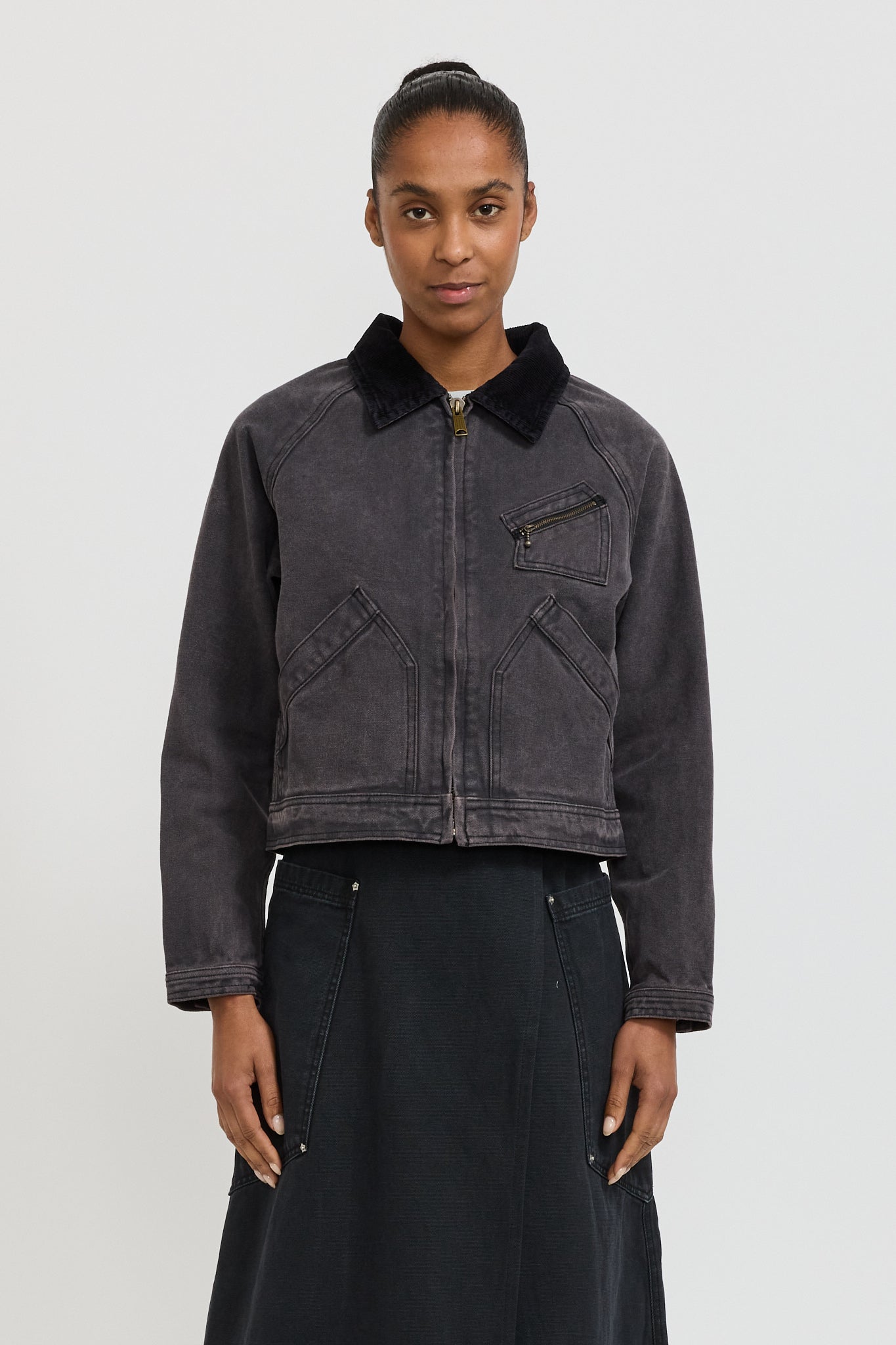 Larriet | Womens Ranch Jacket Used Black | Maplestore