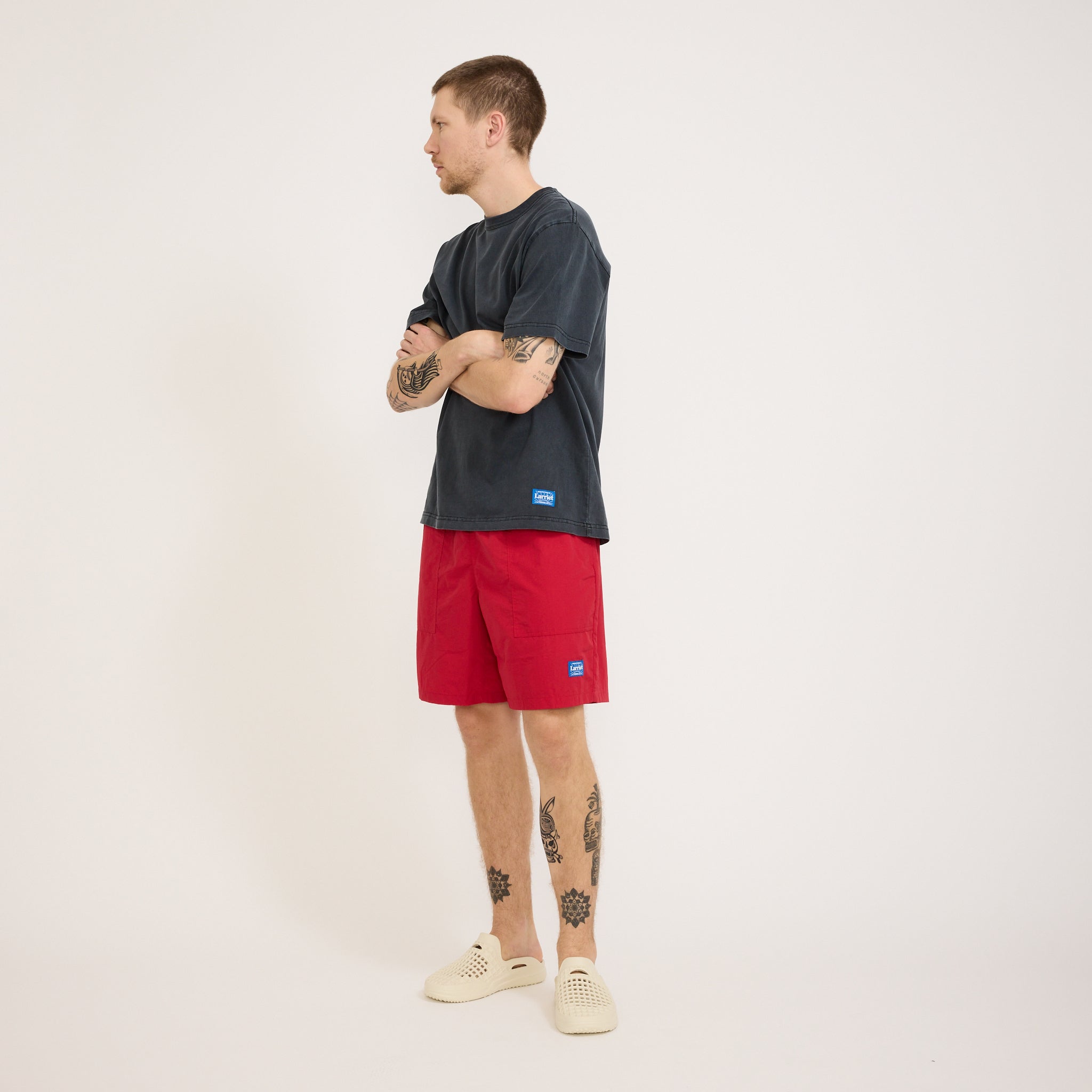 Rec Shorts Red