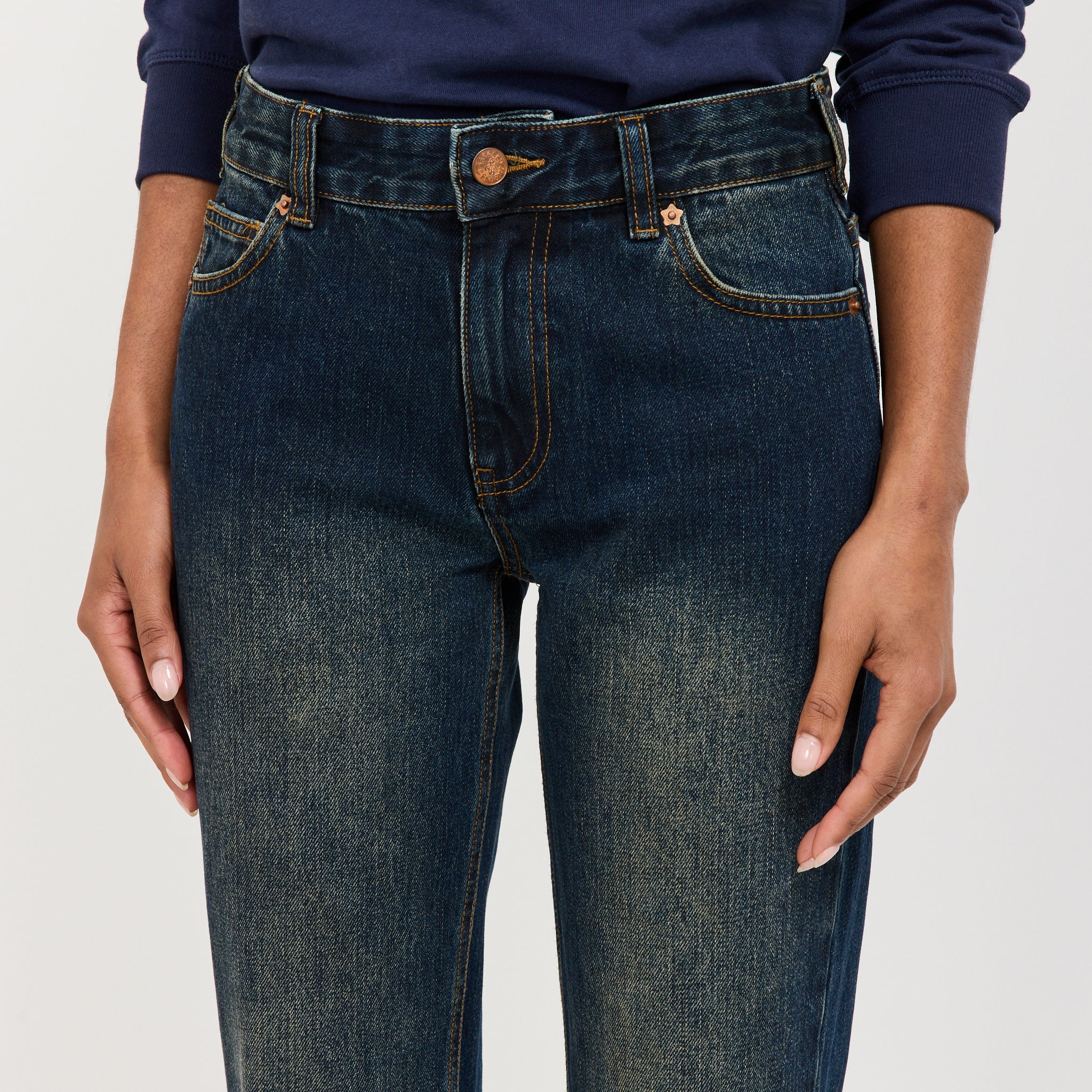 Larriet | Womens Vini Jeans Dirty Indigo | Maplestore