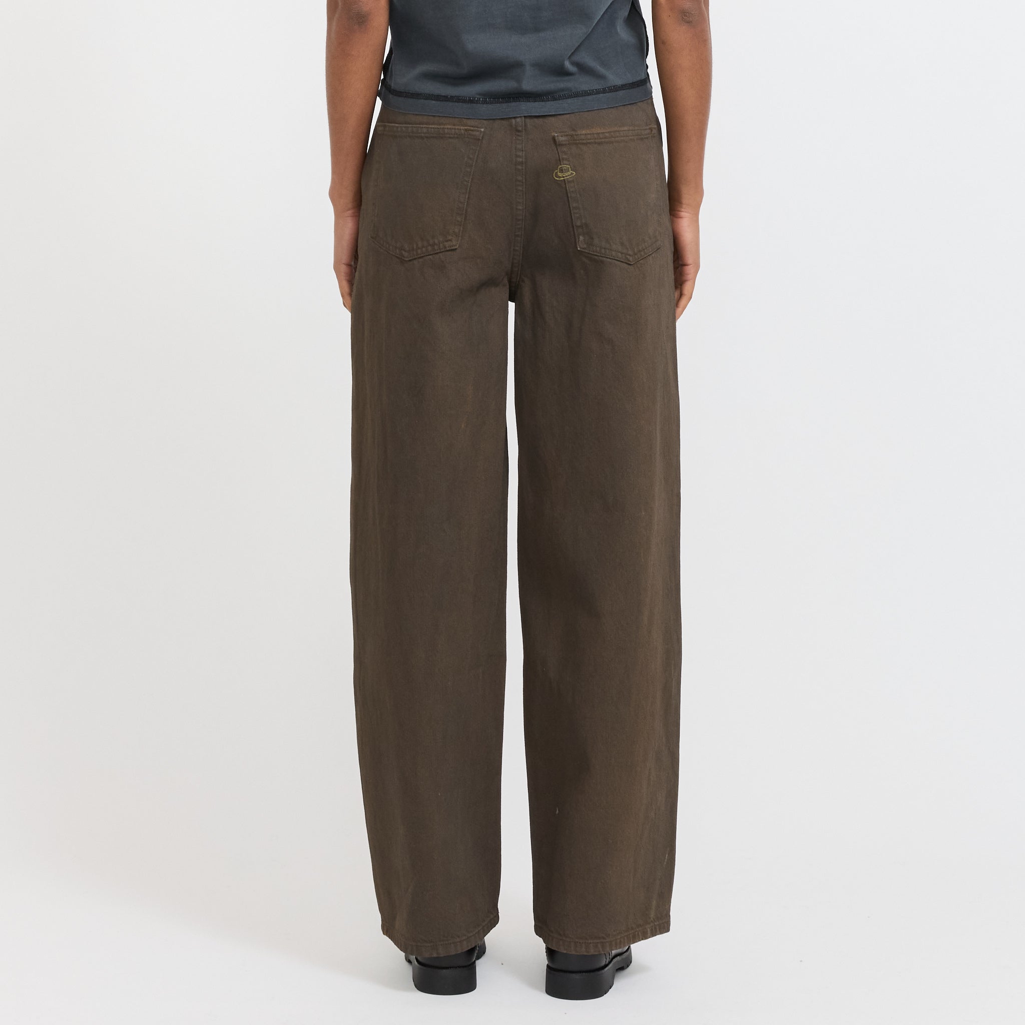 Womens Wale Jeans Mud Wash