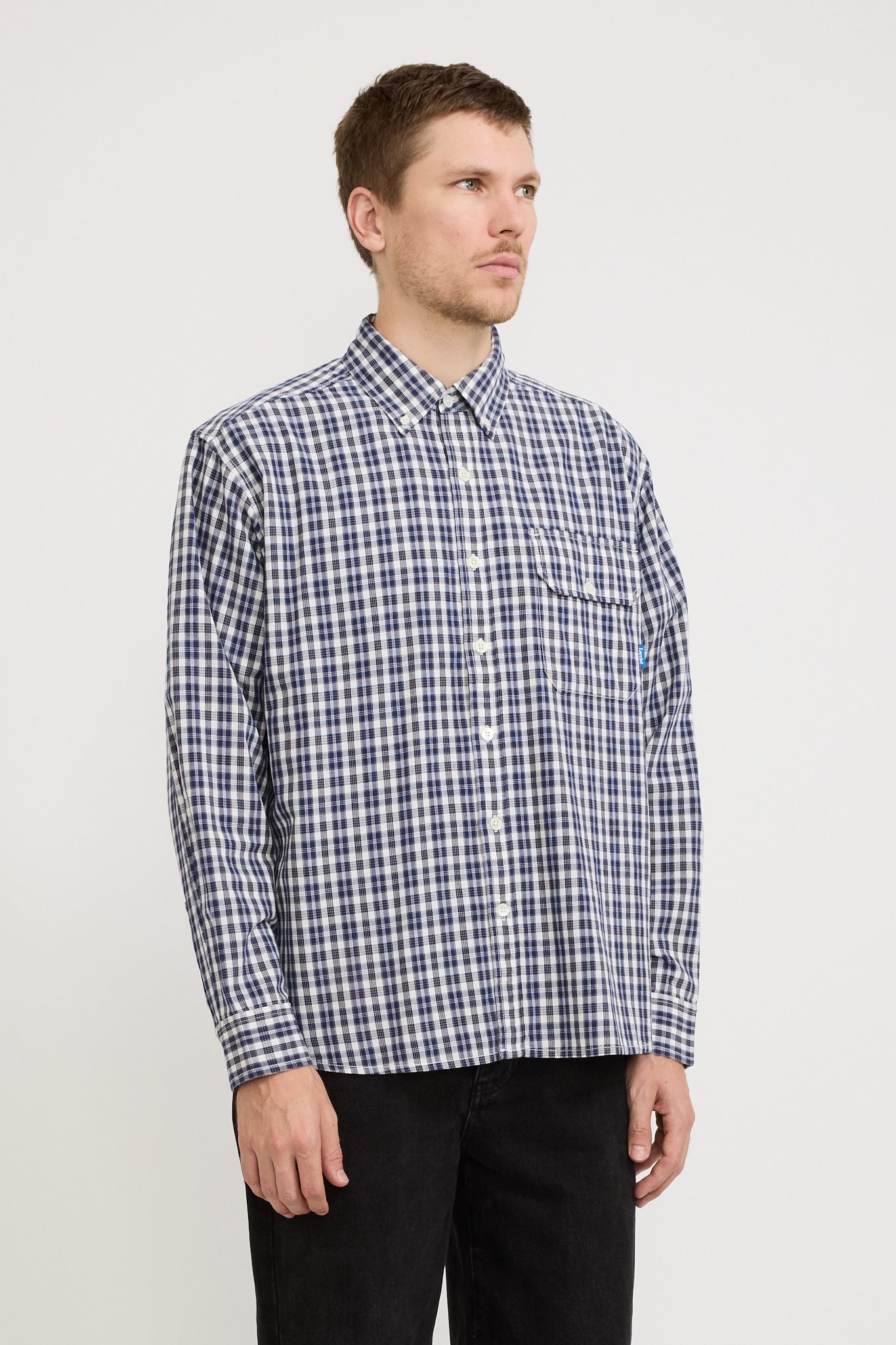 Weisner Shirt Navy Plaid