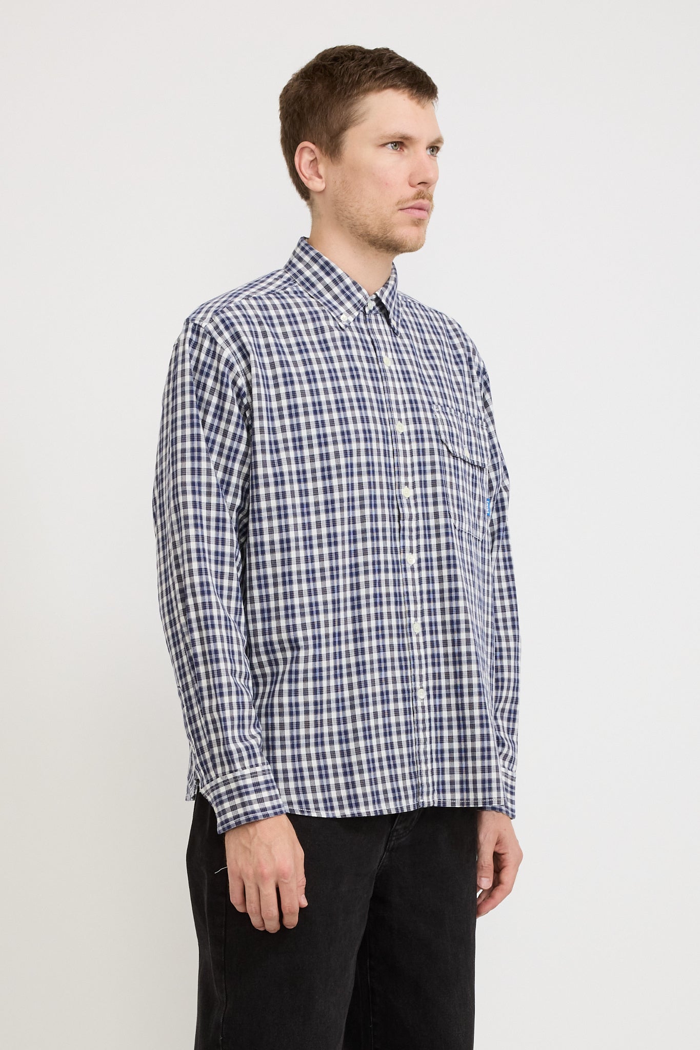 Weisner Shirt Navy Plaid