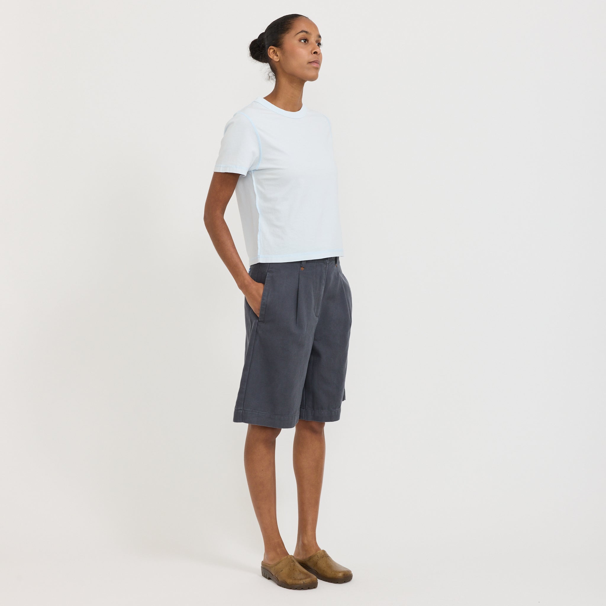 Womens Blind Tee Sky