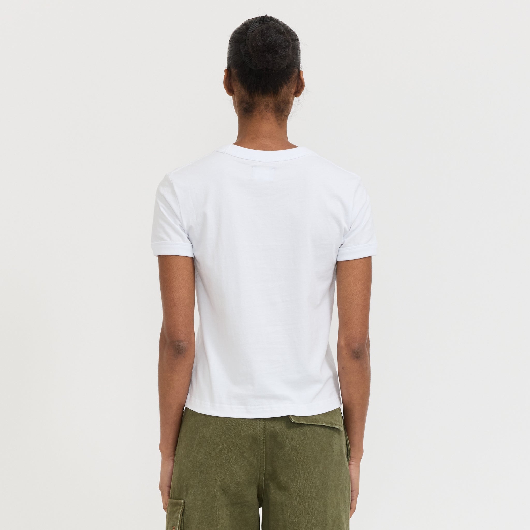 Womens Fly Economy Tee White