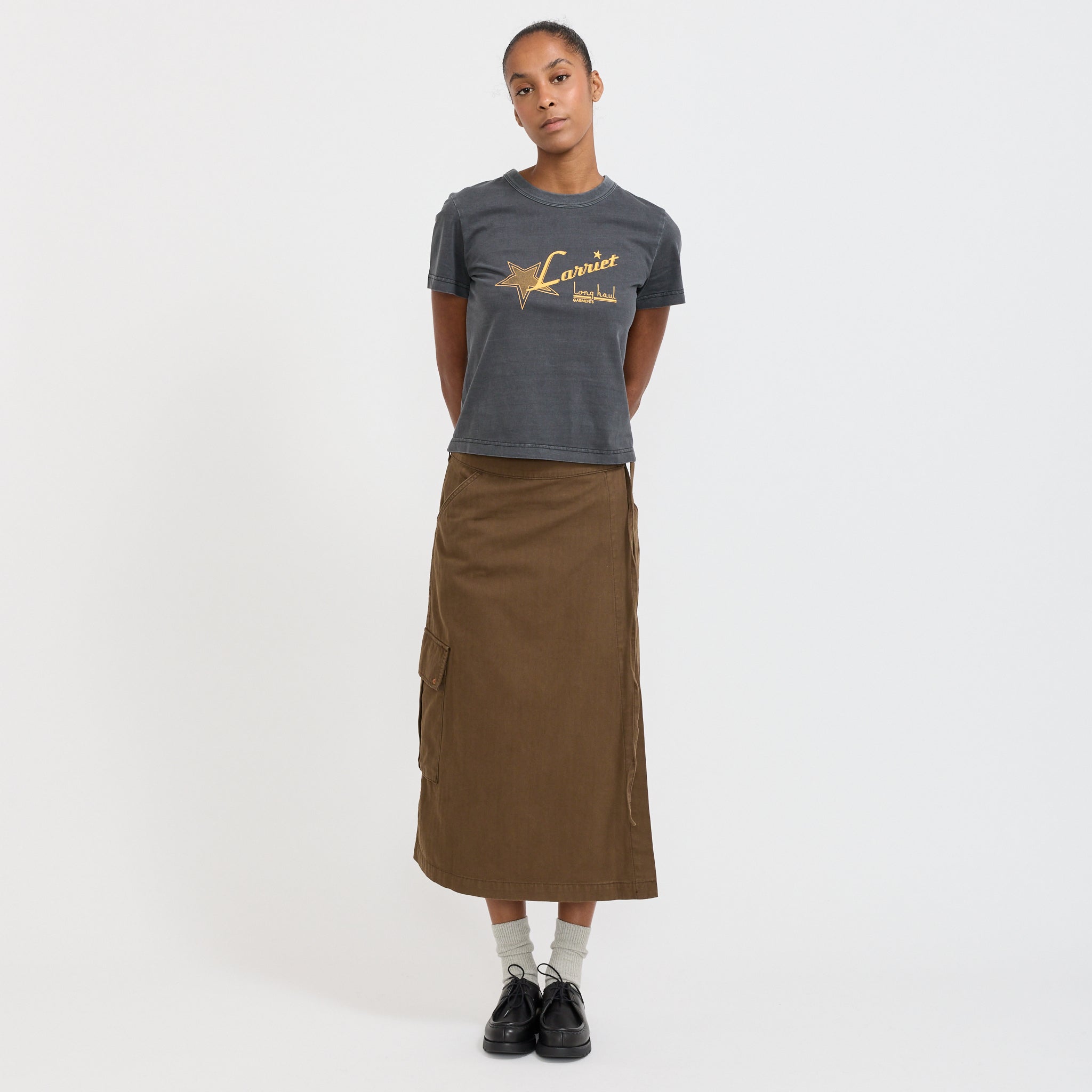 Womens Haul Tee Used Black