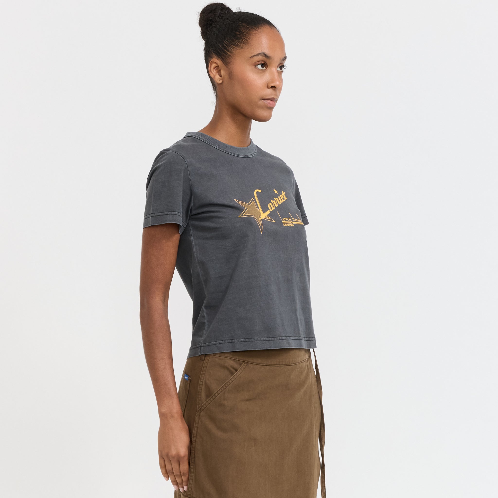Womens Haul Tee Used Black