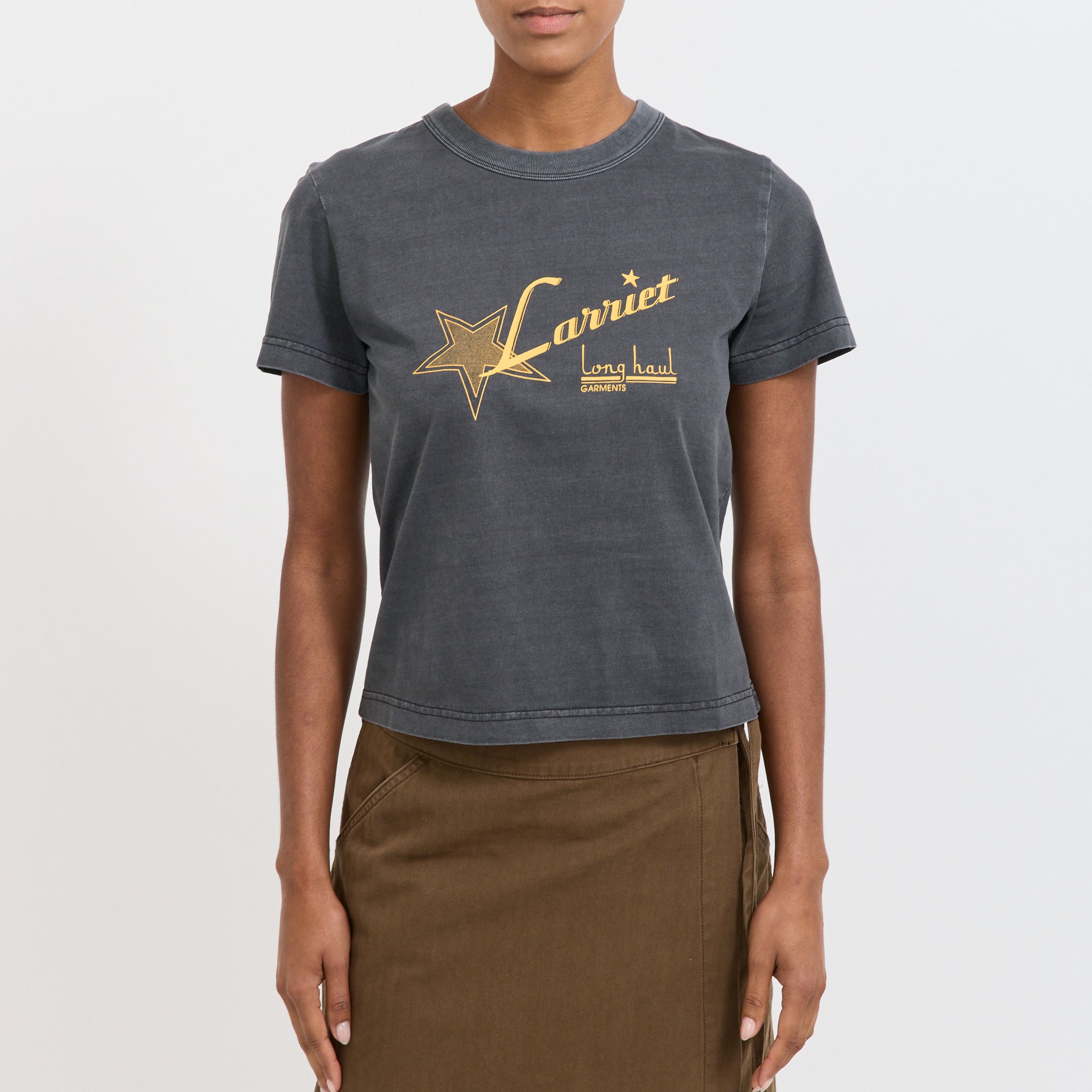 Womens Haul Tee Used Black