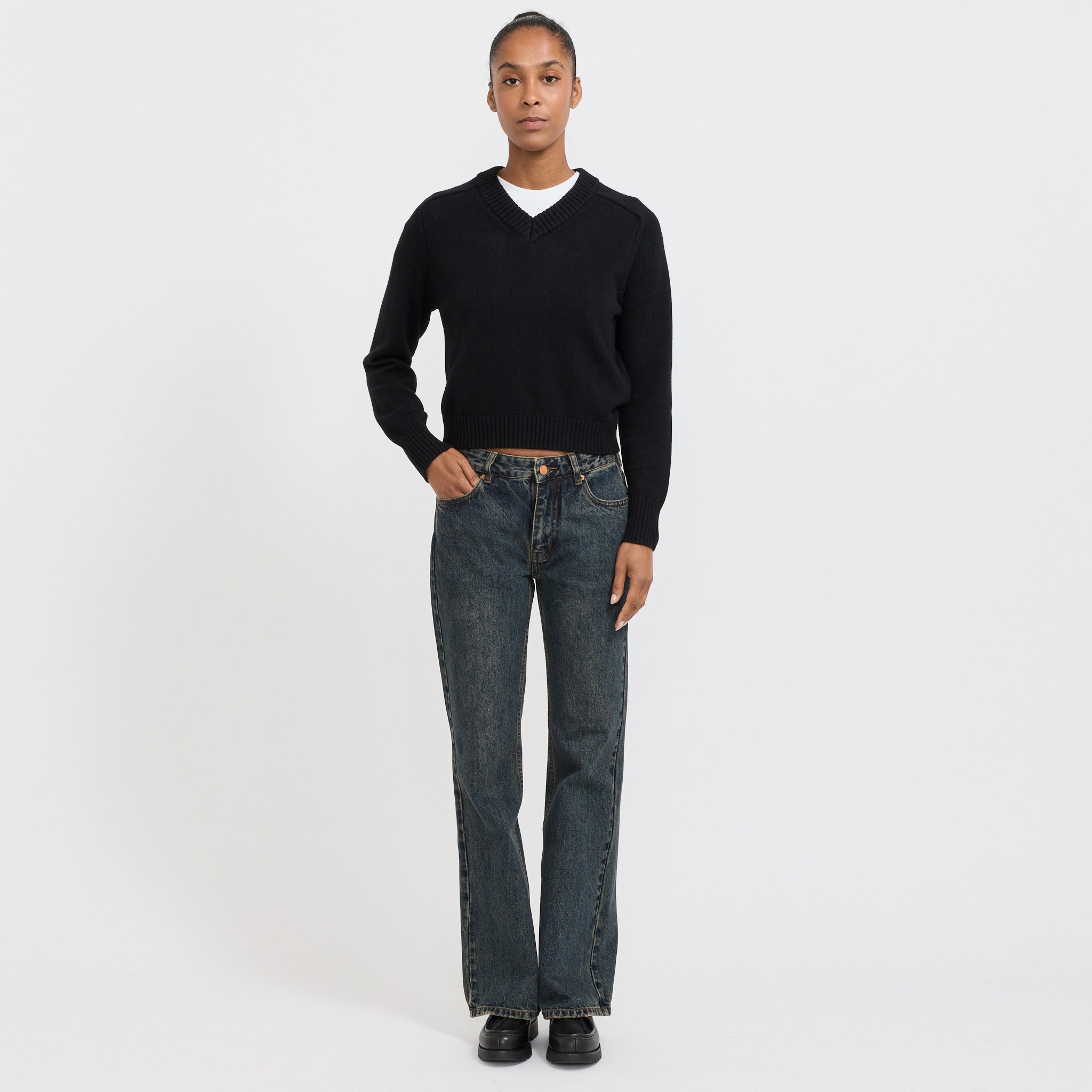 Womens Parks Knit Black
