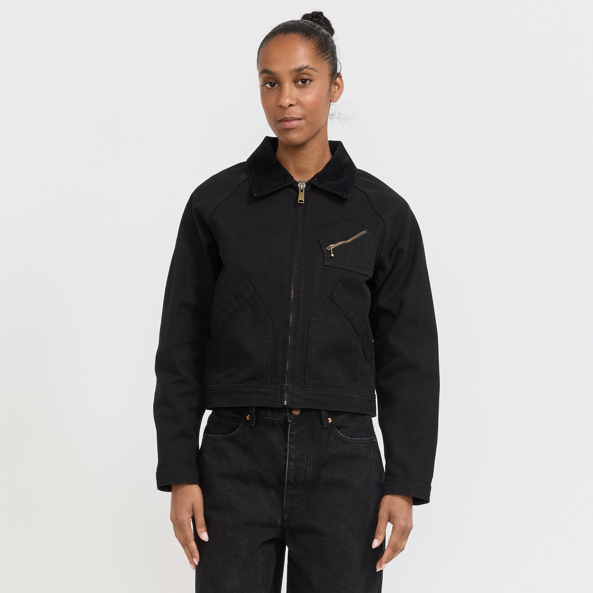 Larriet | Womens Ranch Jacket Used Black | Maplestore