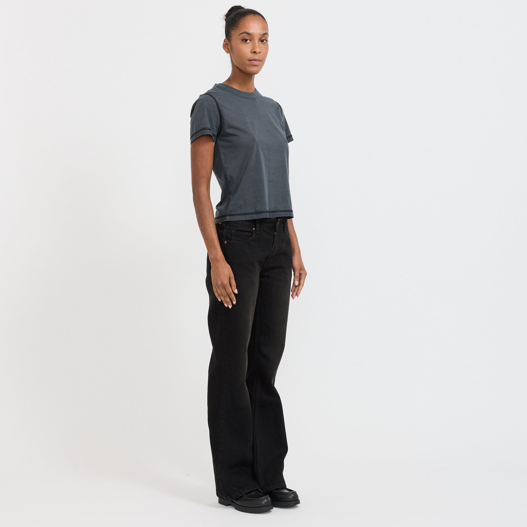 Womens Vini Jeans Used Black