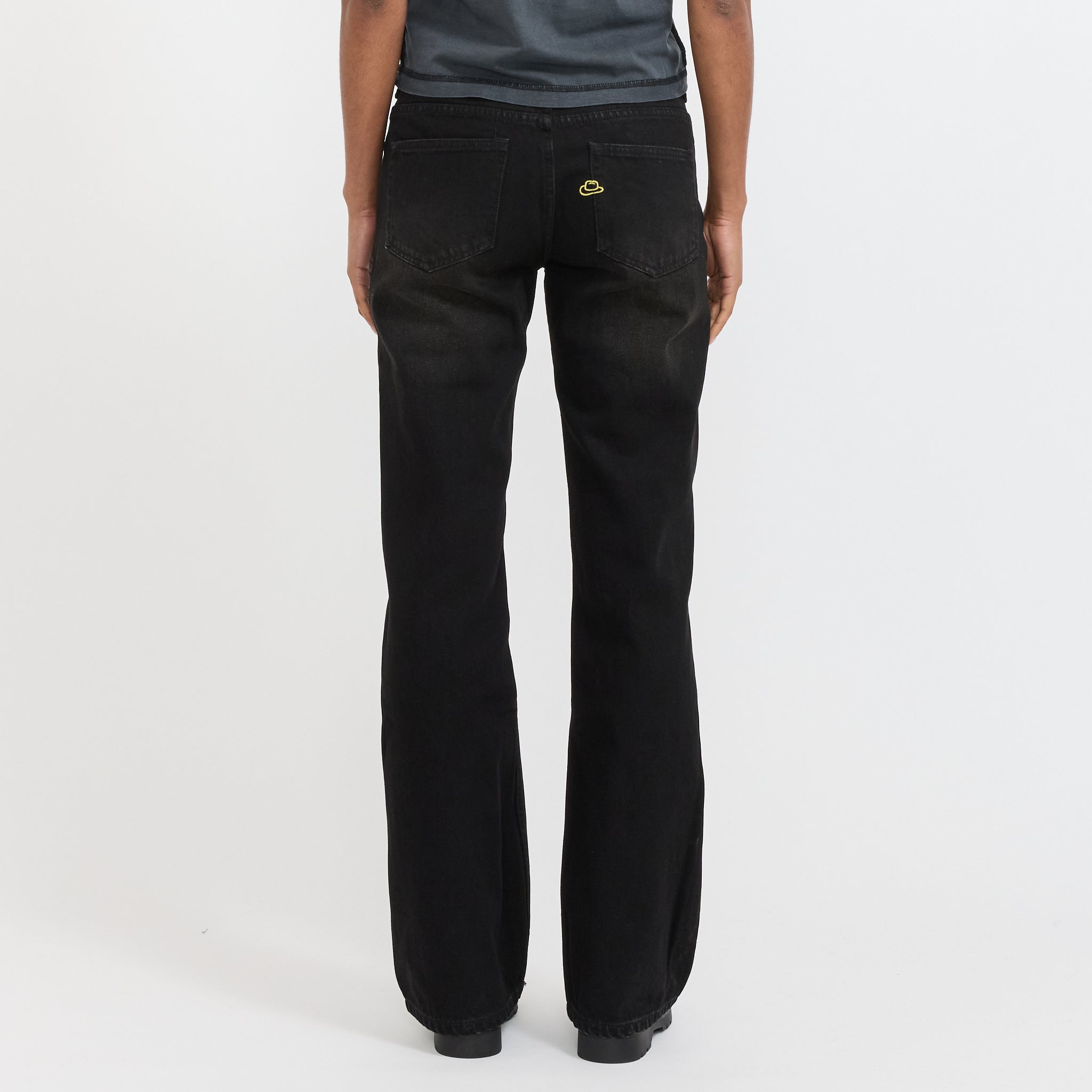 Womens Vini Jeans Used Black