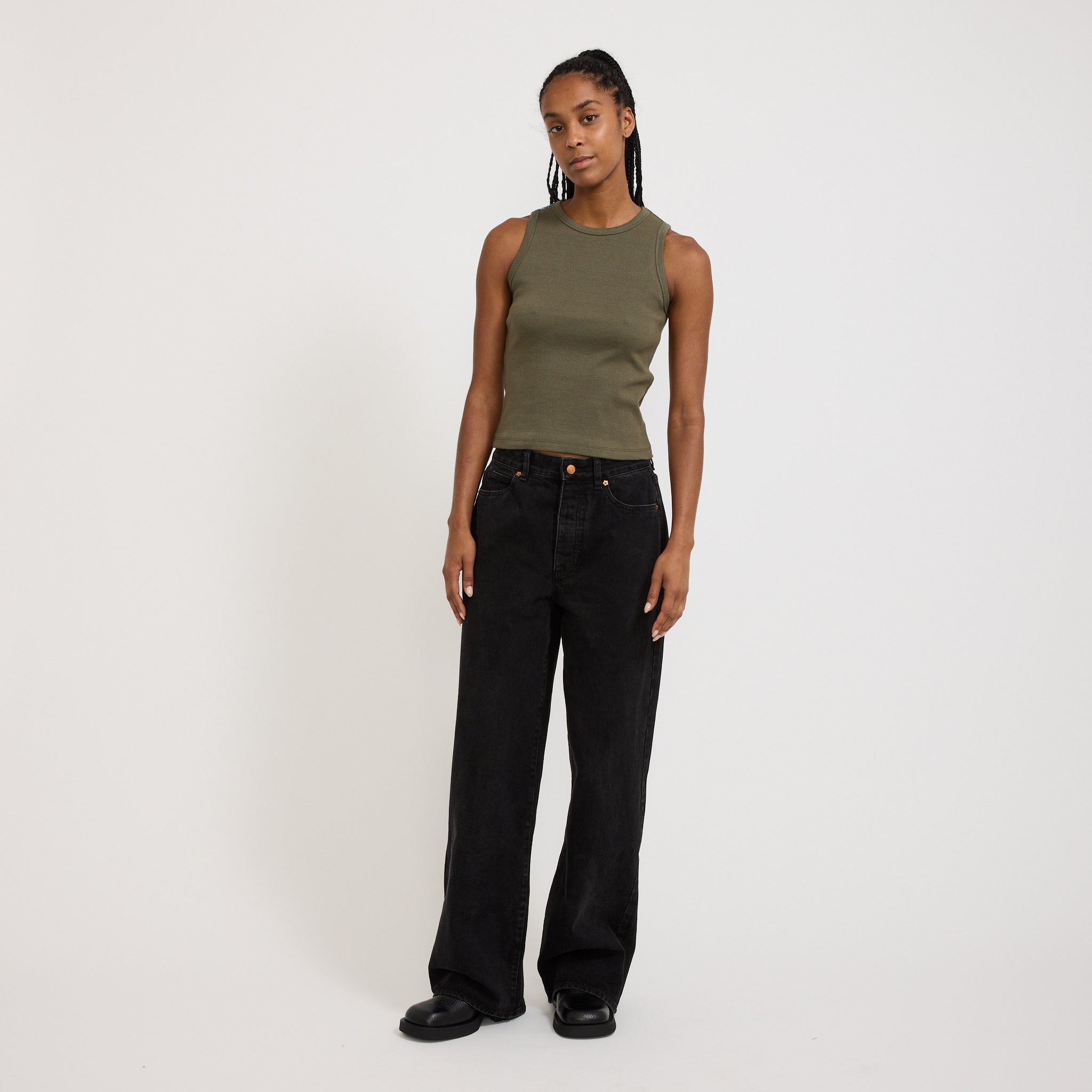 Womens Wale Jeans Used Black