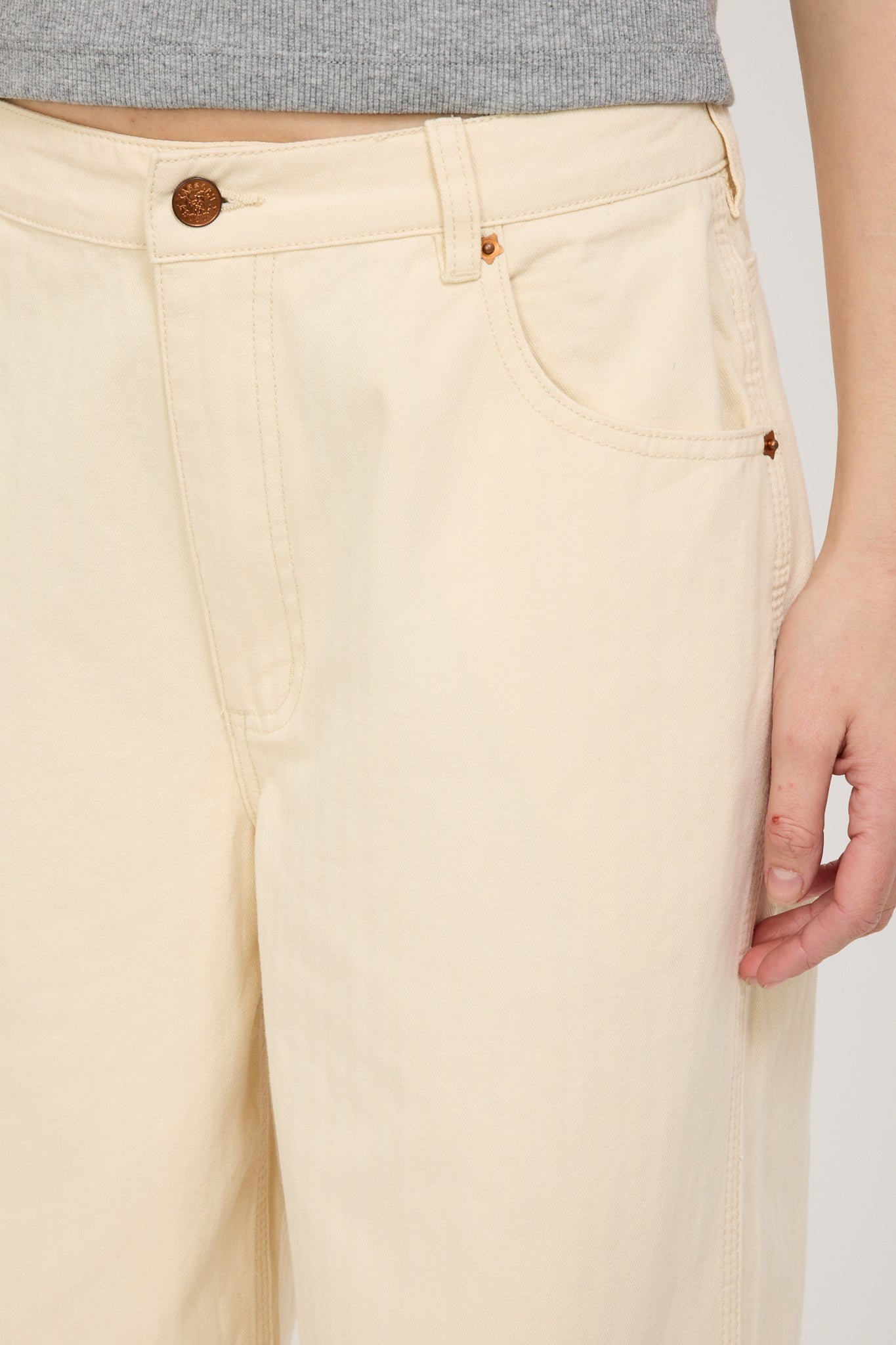 Larriet | Womens Work Pant Natural | Maplestore