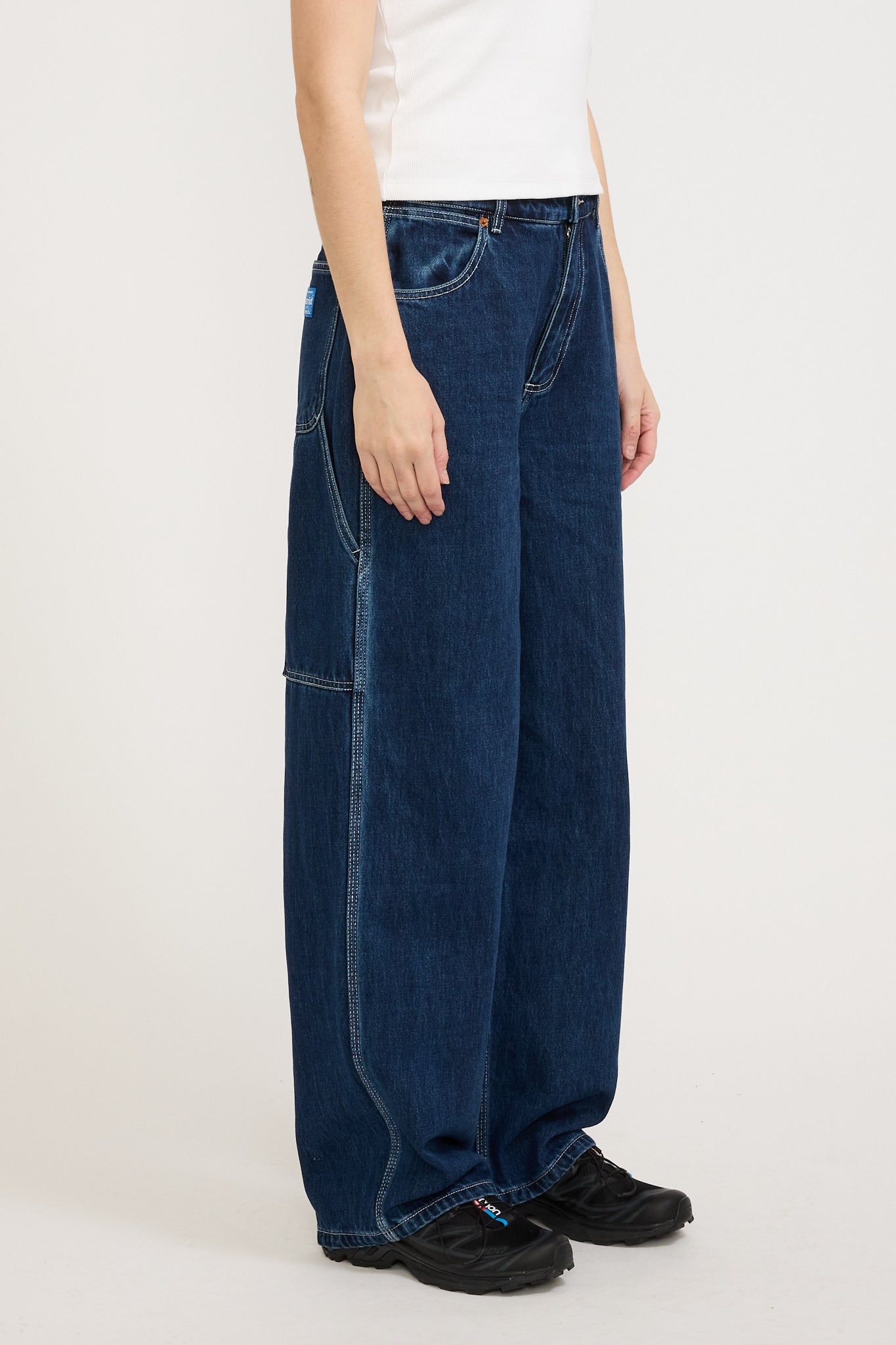 Larriet | Womens Work Pant Indigo Denim | Maplestore