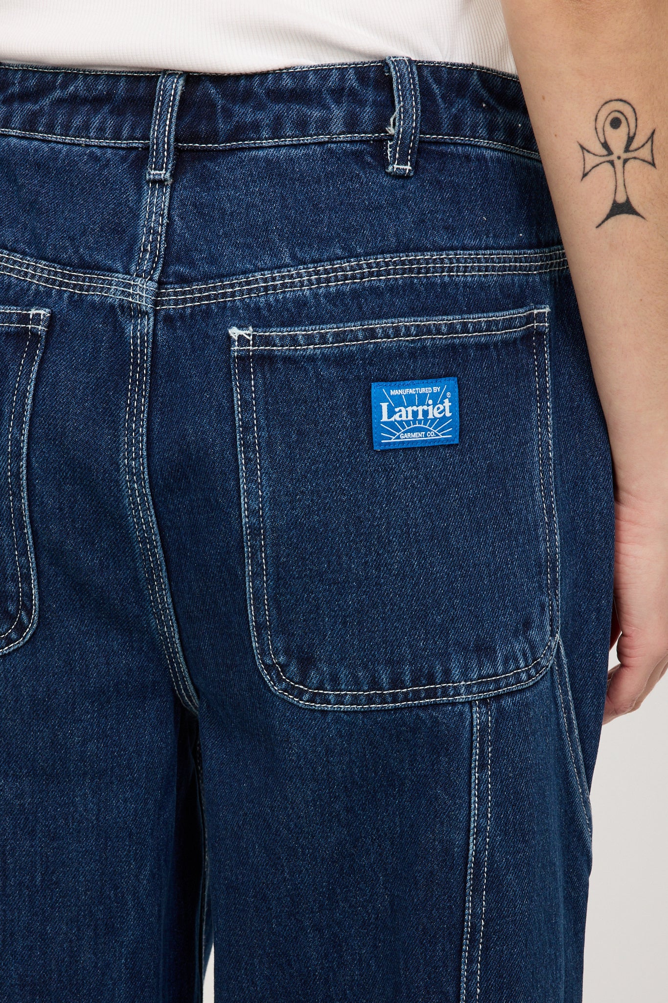 Larriet | Womens Work Pant Indigo Denim | Maplestore