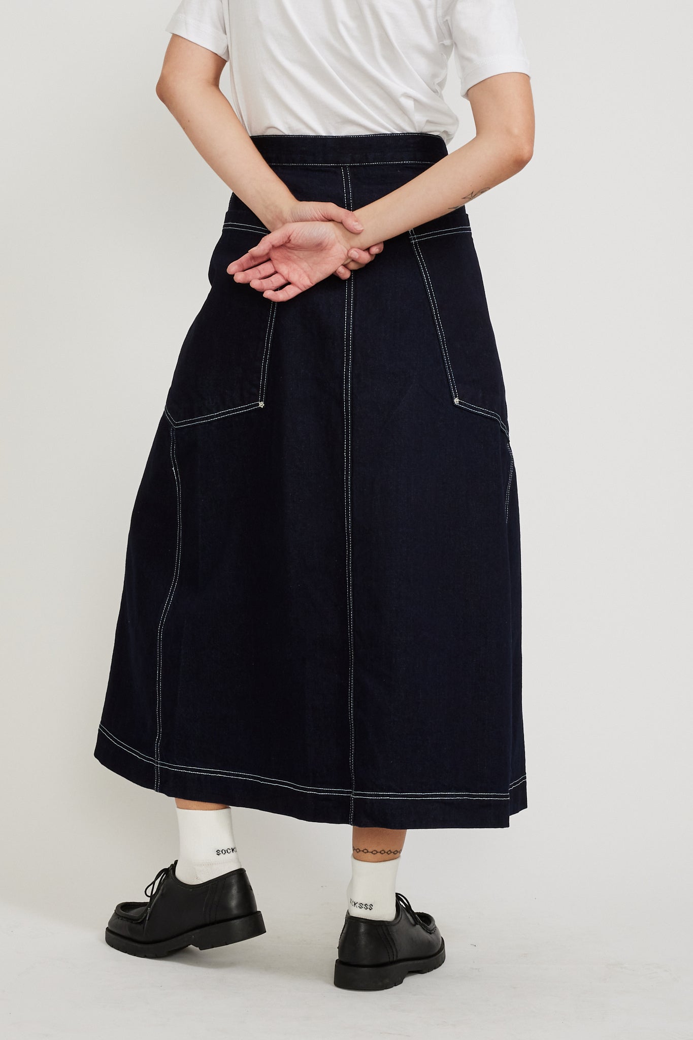 Larriet | Wrap Skirt Indigo | Maplestore