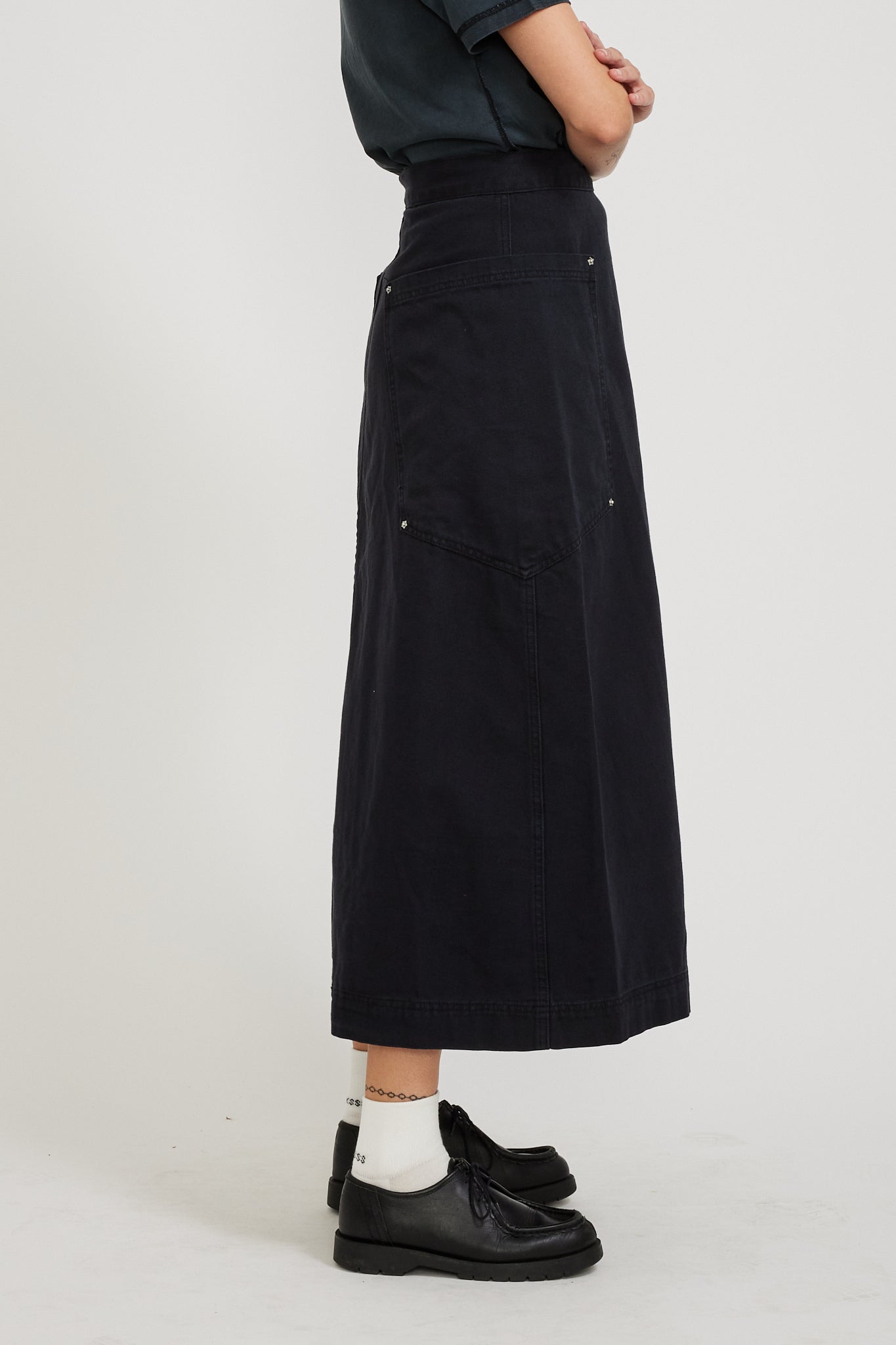 Larriet | Wrap Skirt Used Black | Maplestore