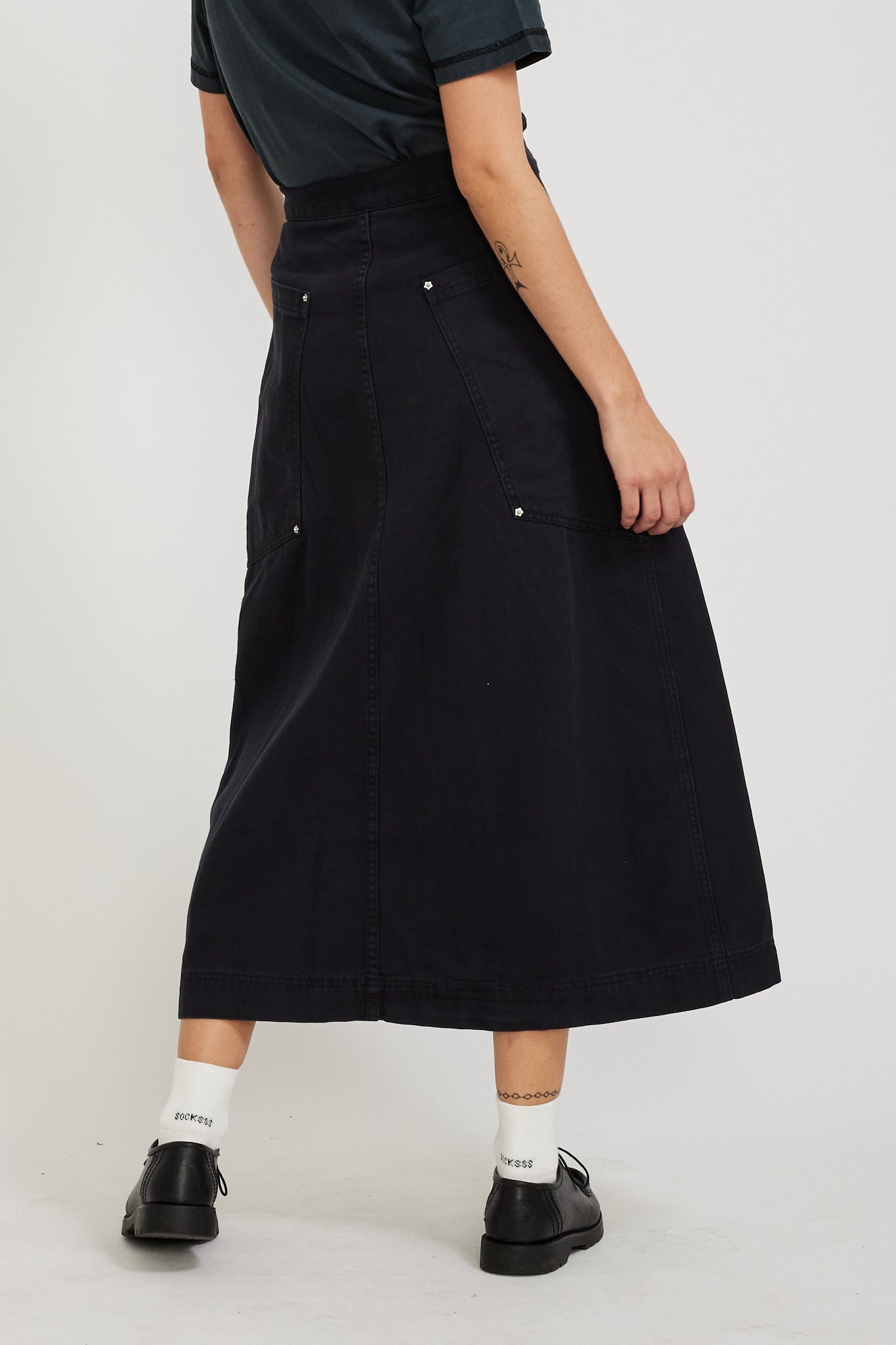 Larriet | Wrap Skirt Used Black | Maplestore